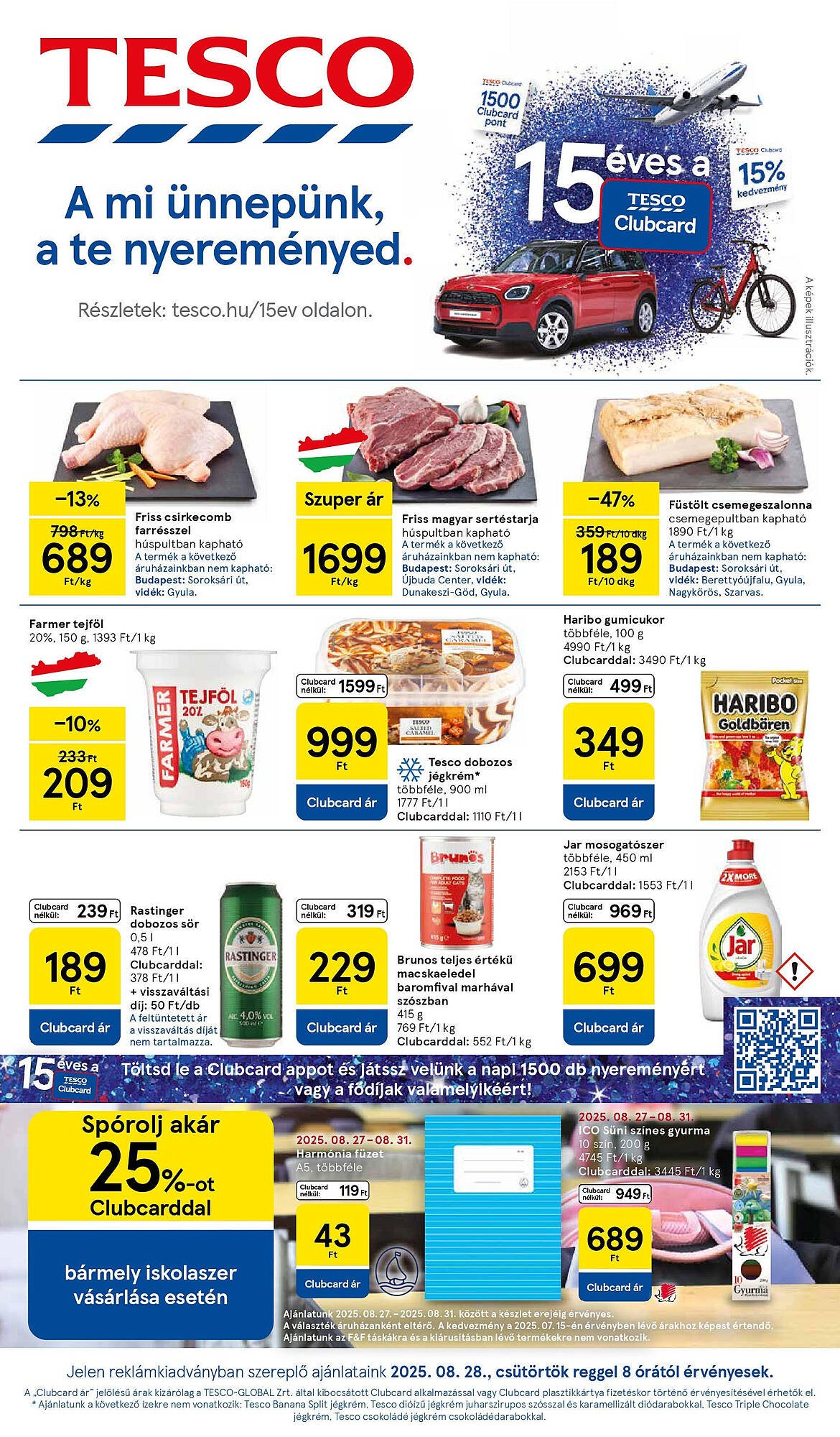 Tesco akciós újság (2025-08-28 - 2025-09-03)