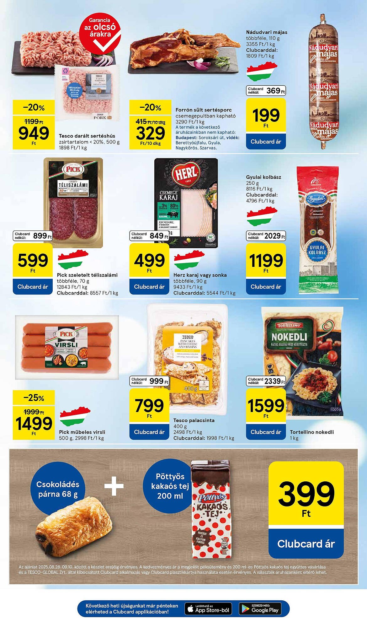 Tesco akciós újság (2025-08-28 - 2025-09-03)