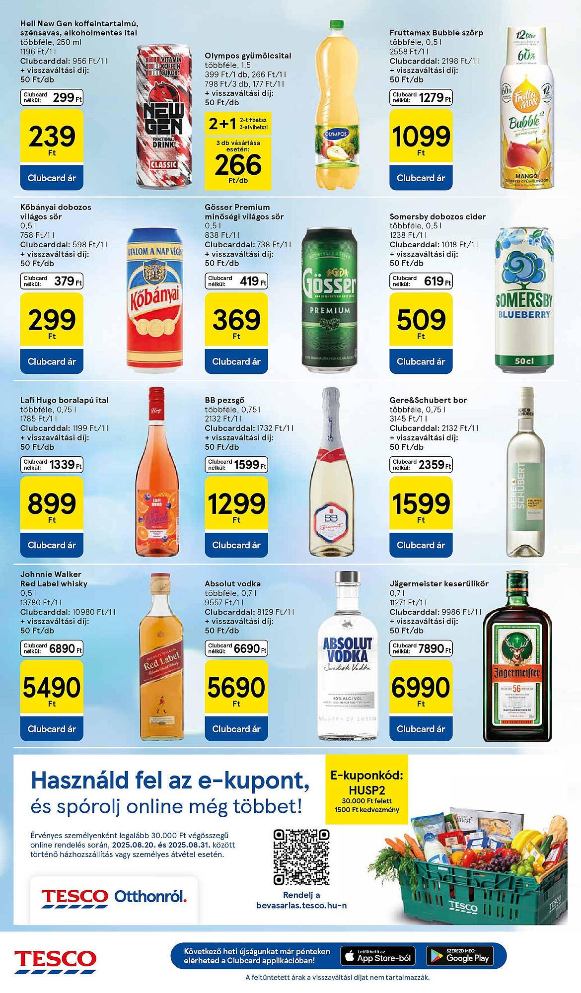Tesco akciós újság (2025-08-28 - 2025-09-03)