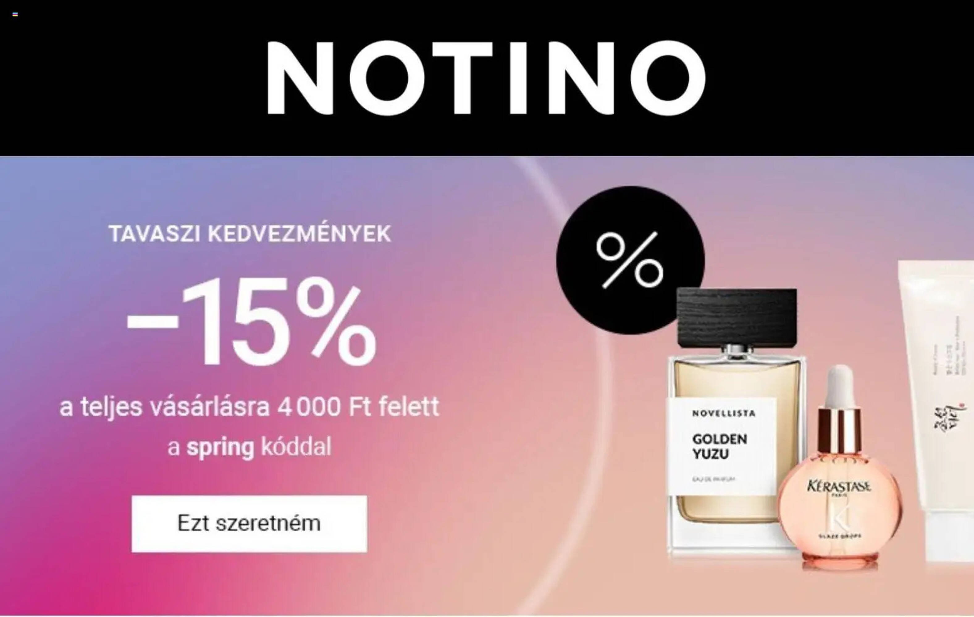 Notino akciós újság (2026-03-23 - 2026-03-29)