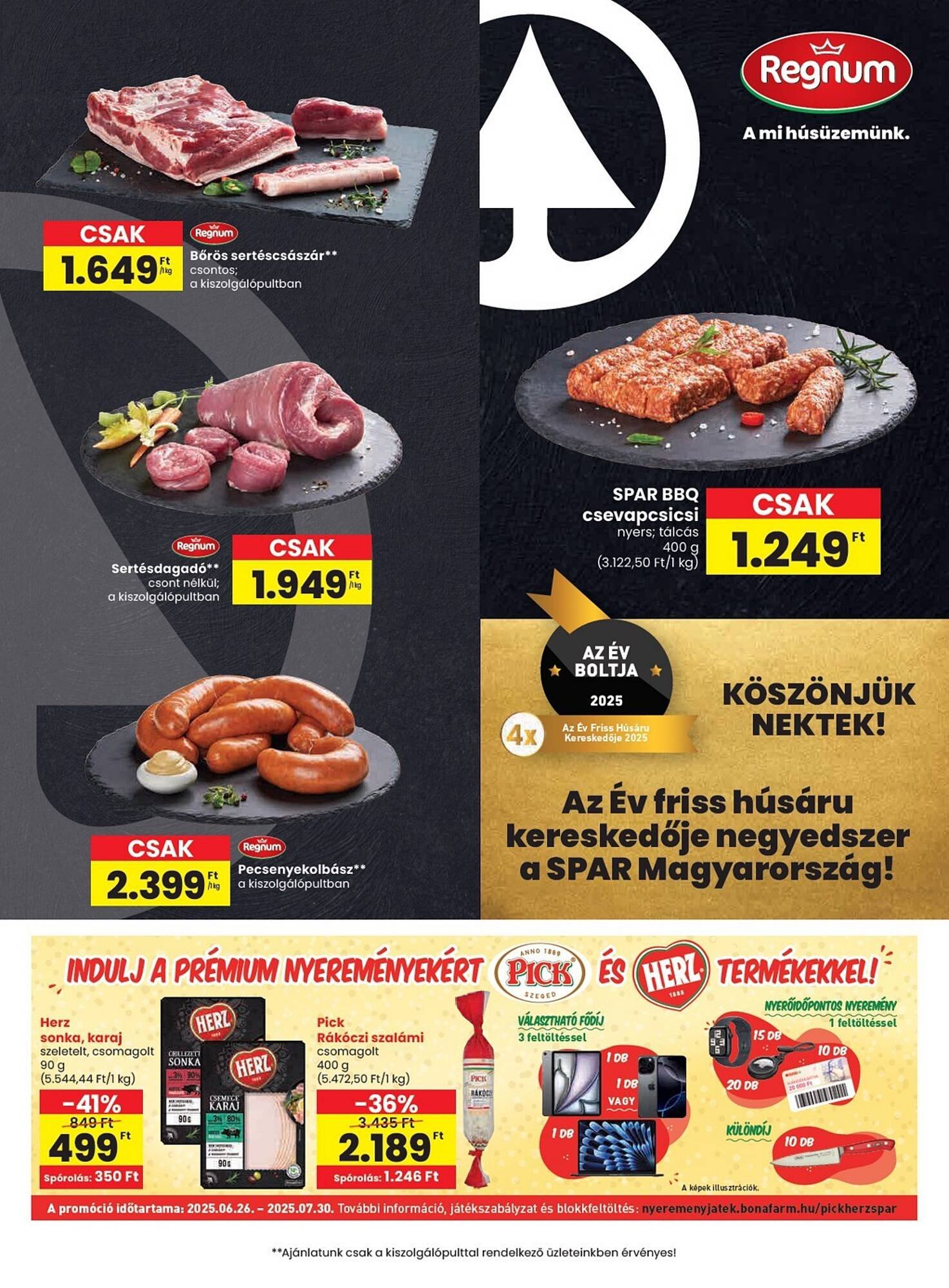 Spar akciós újság (2025-07-24 - 2025-07-30)