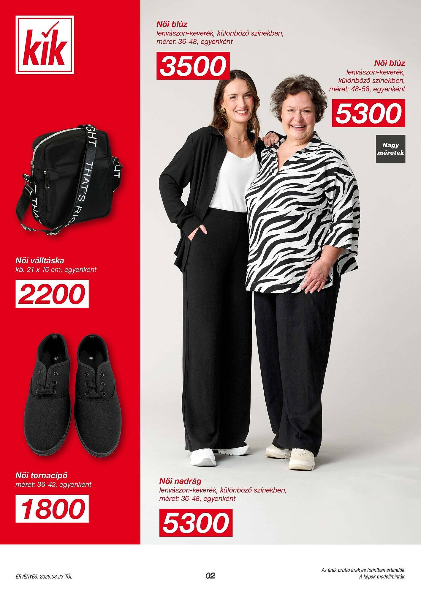 Kik akciós újság (2026-03-23 - 2026-04-19)
