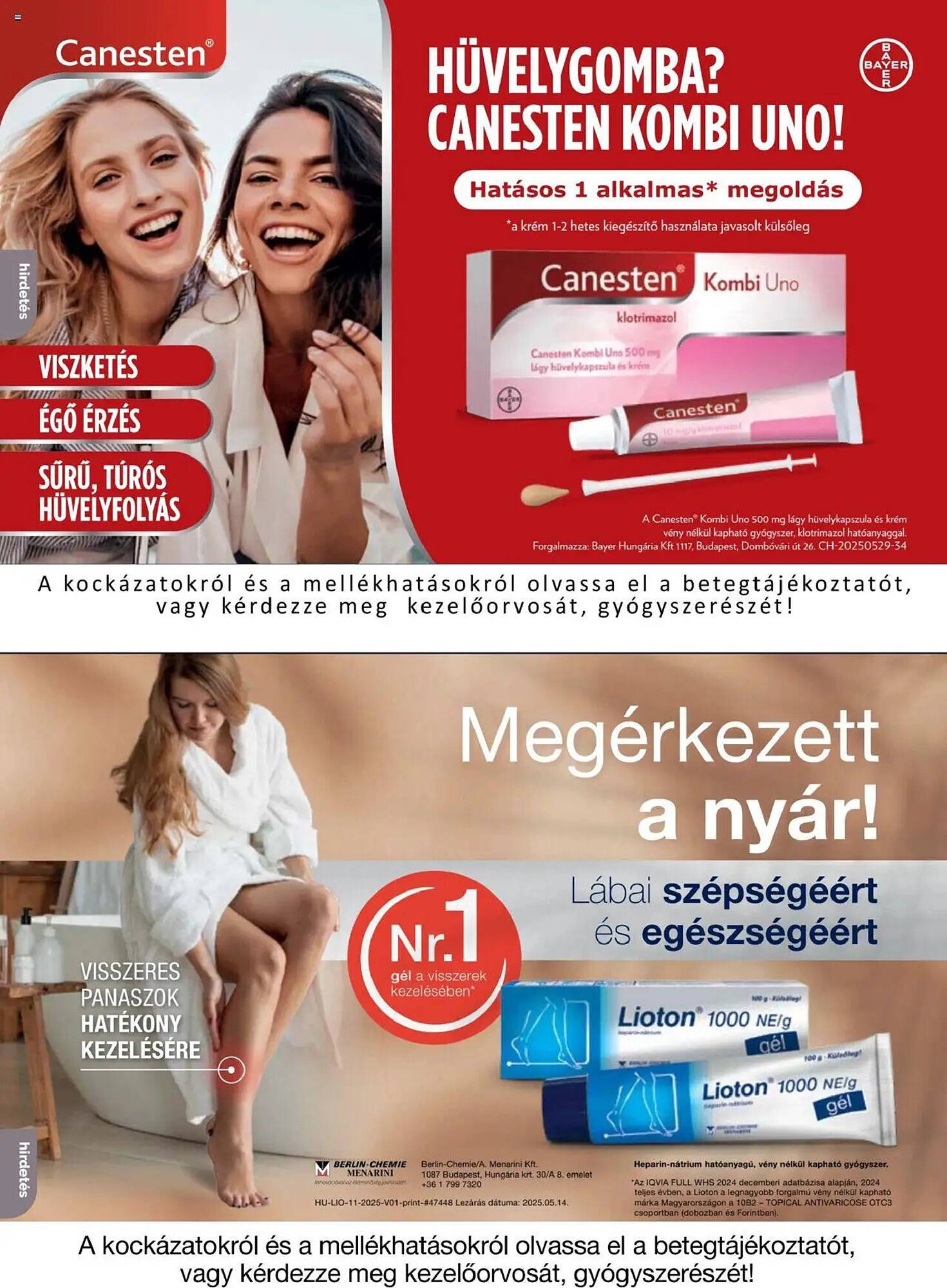 Pingvin Patika akciós újság (2025-08-01 - 2025-08-31)