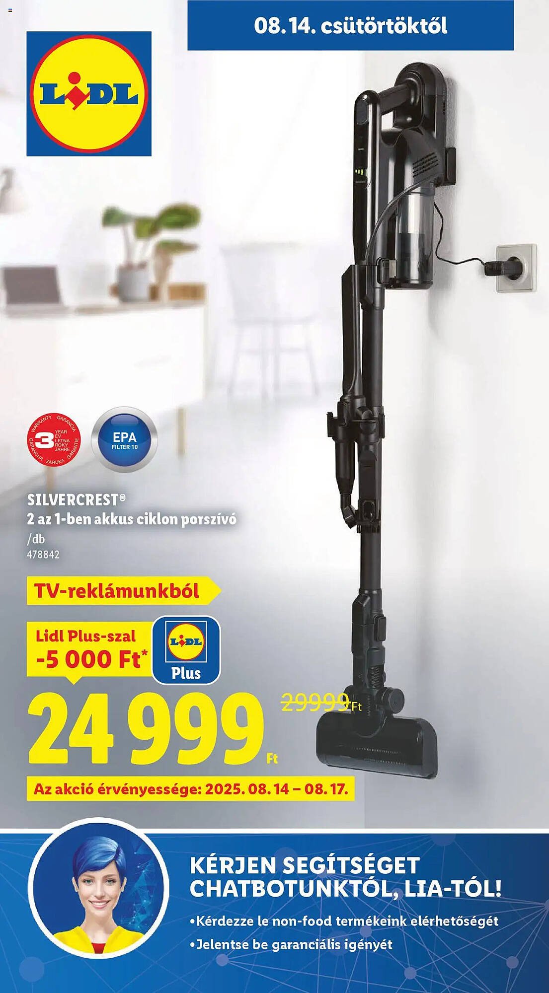 Lidl akciós újság (2025-08-14 - 2025-08-20)