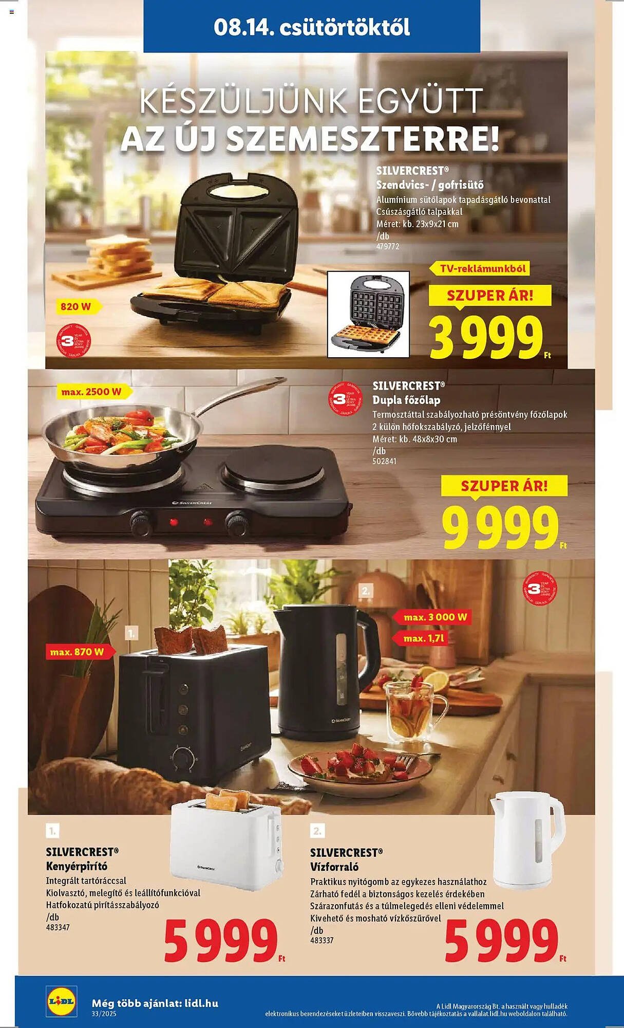 Lidl akciós újság (2025-08-14 - 2025-08-20)