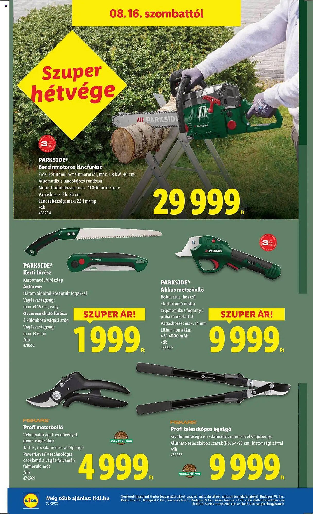 Lidl akciós újság (2025-08-14 - 2025-08-20)