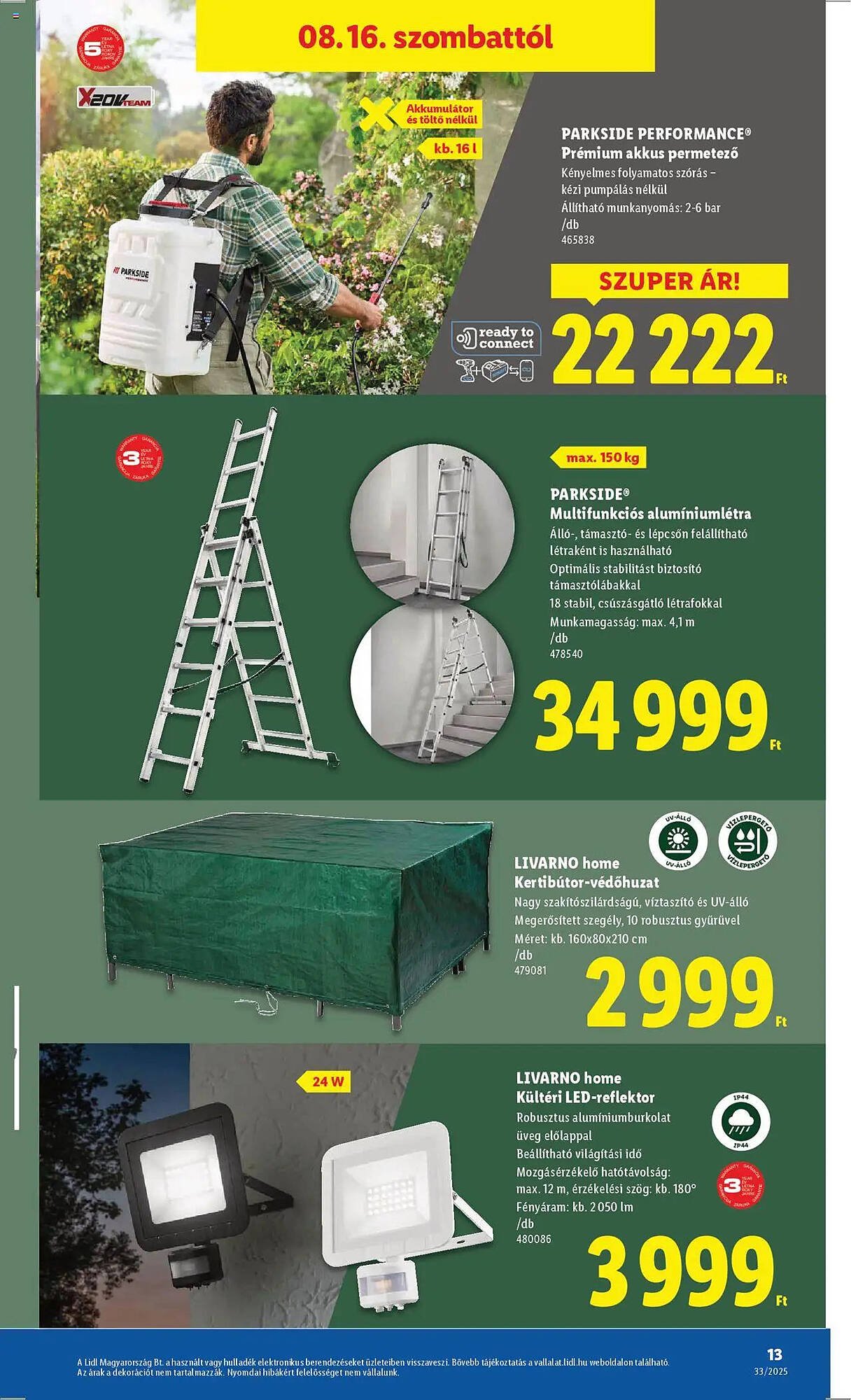 Lidl akciós újság (2025-08-14 - 2025-08-20)