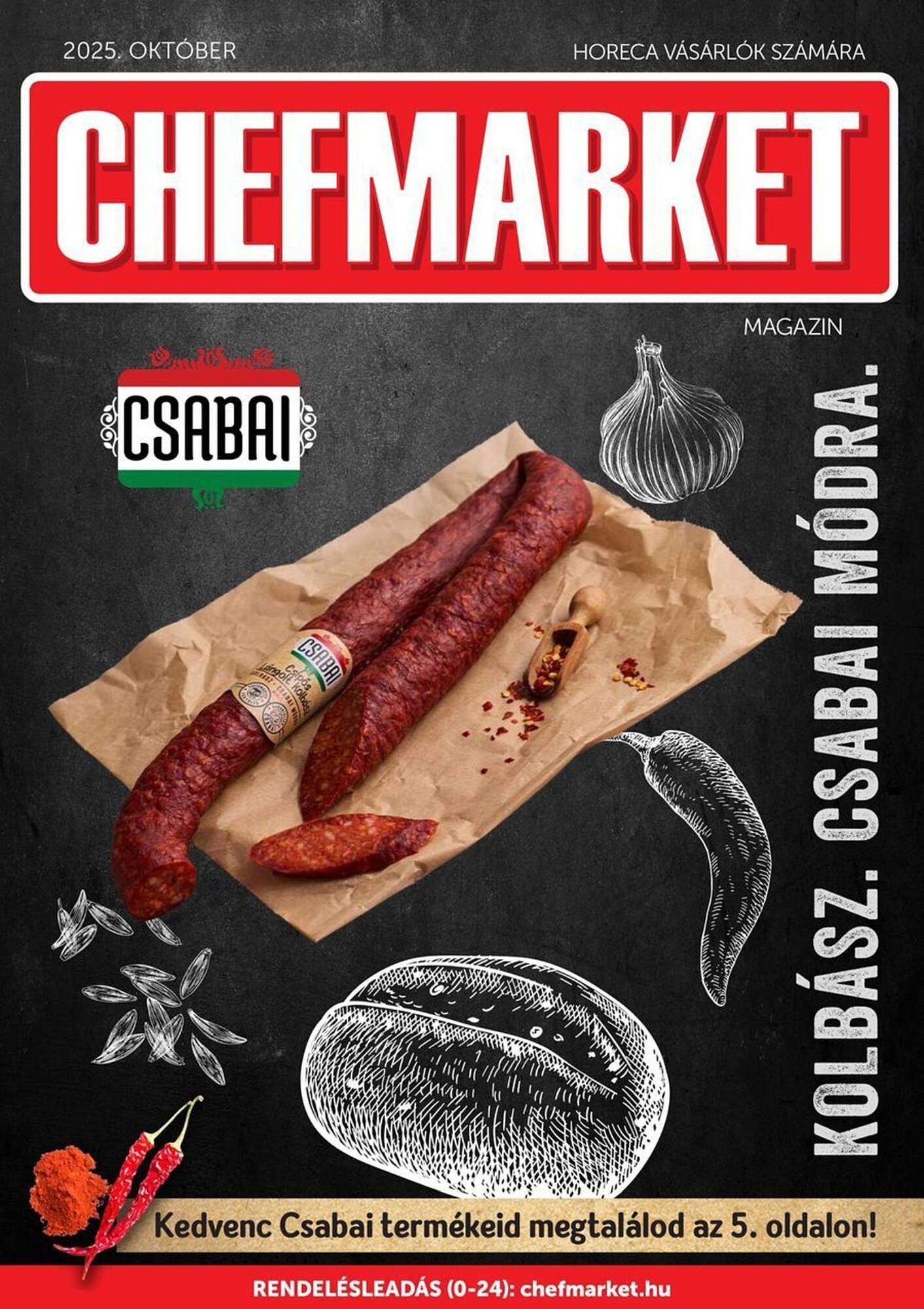 Chef Market akciós újság (2025-10-01 - 2025-10-31)