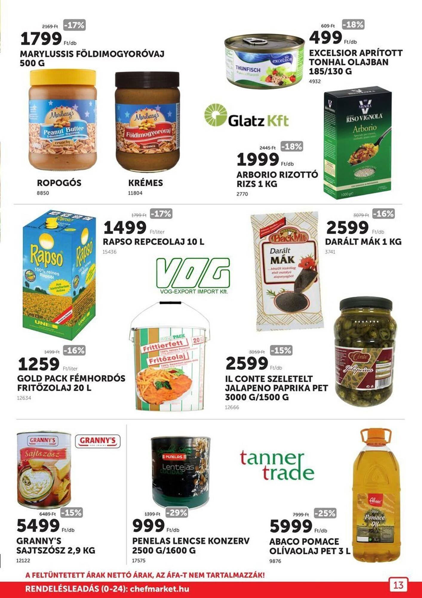 Chef Market akciós újság (2025-10-01 - 2025-10-31)