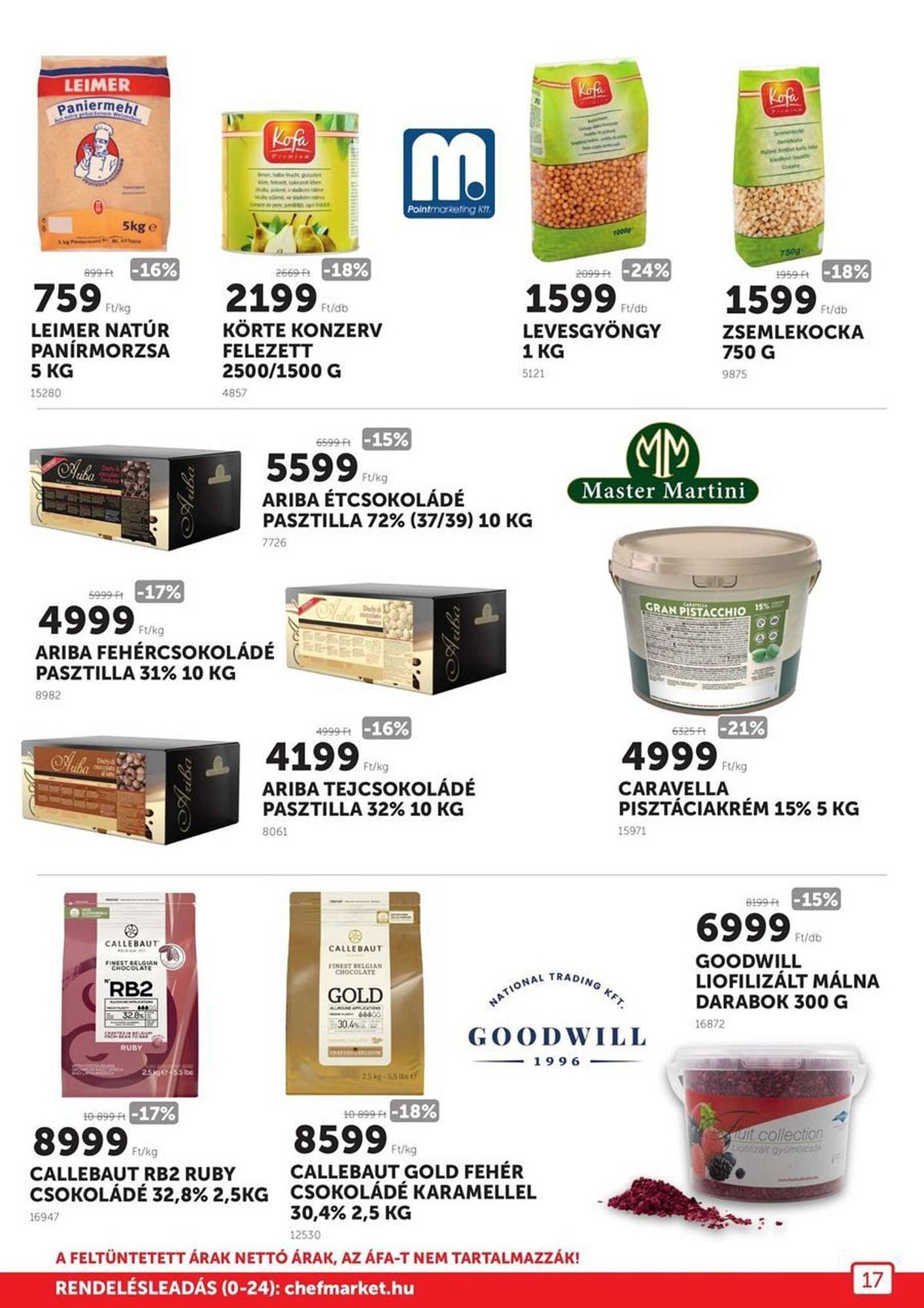 Chef Market akciós újság (2025-10-01 - 2025-10-31)
