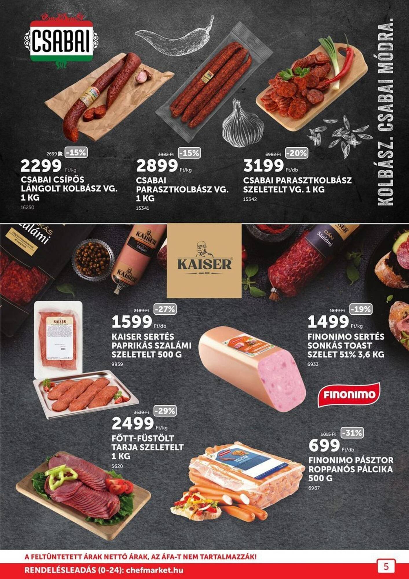 Chef Market akciós újság (2025-10-01 - 2025-10-31)