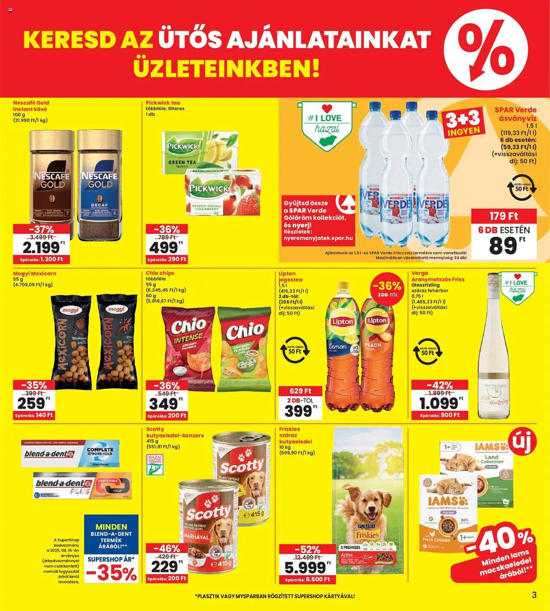 Interspar akciós újság (2025-08-21 - 2025-08-27)
