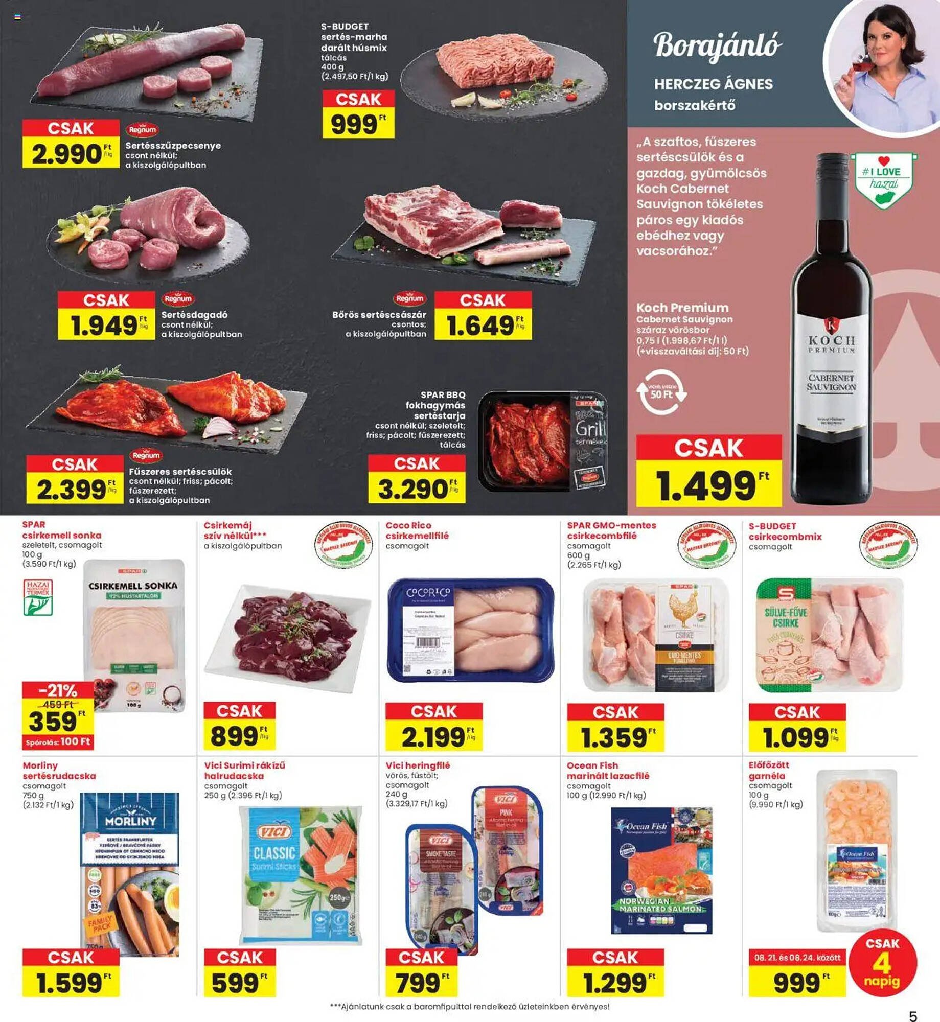 Interspar akciós újság (2025-08-21 - 2025-08-27)