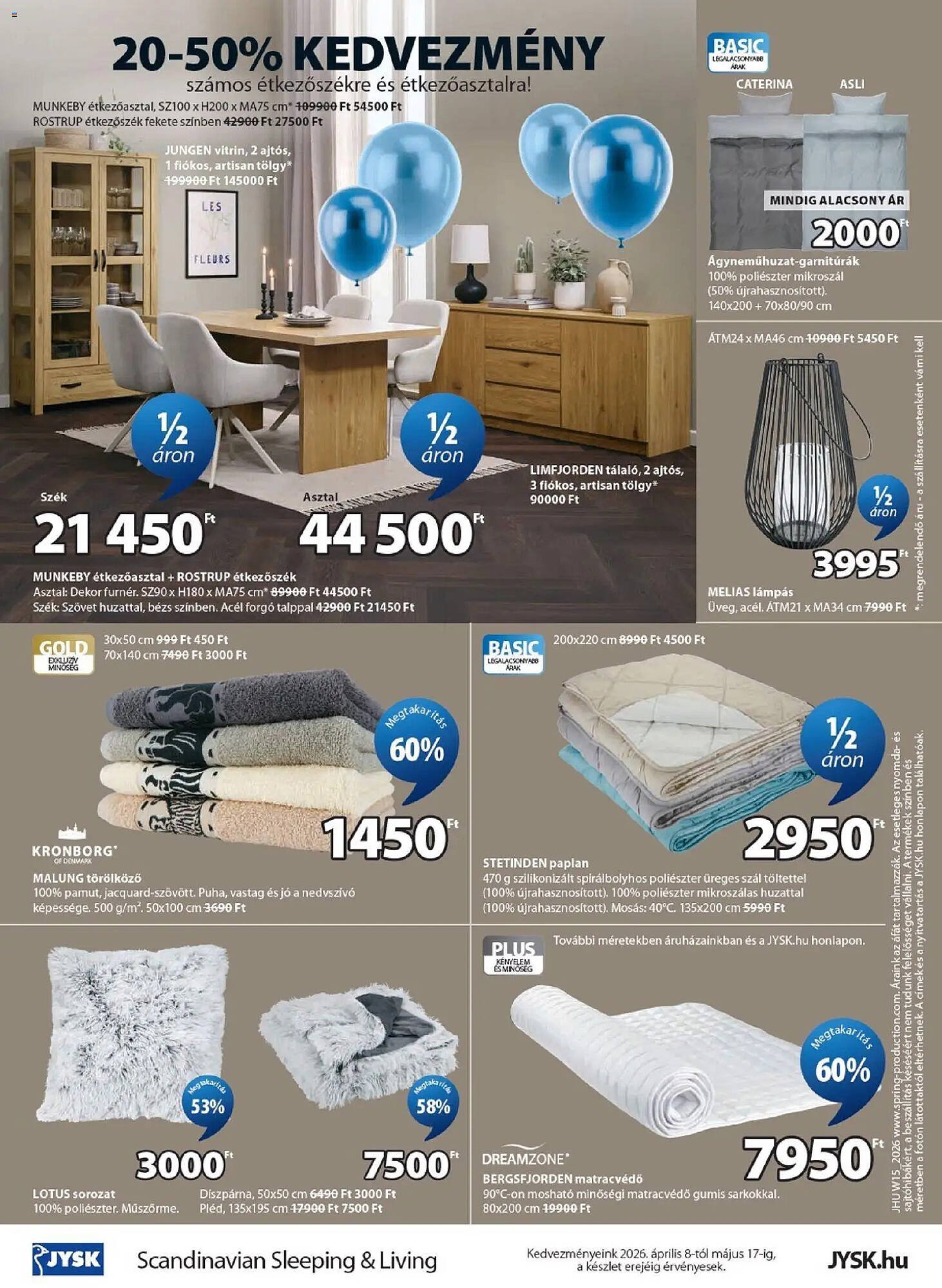 JYSK akciós újság (2026-04-08 - 2026-04-12)