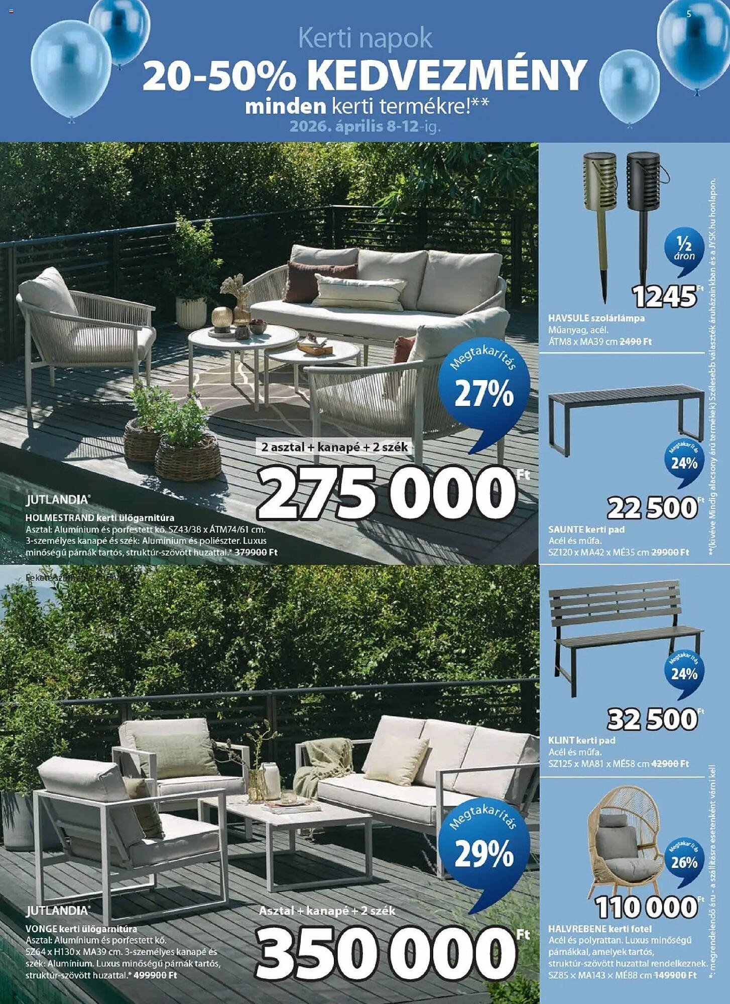 JYSK akciós újság (2026-04-08 - 2026-04-12)