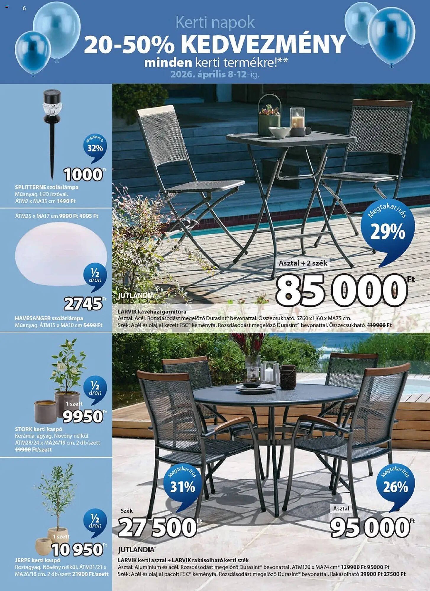 JYSK akciós újság (2026-04-08 - 2026-04-12)