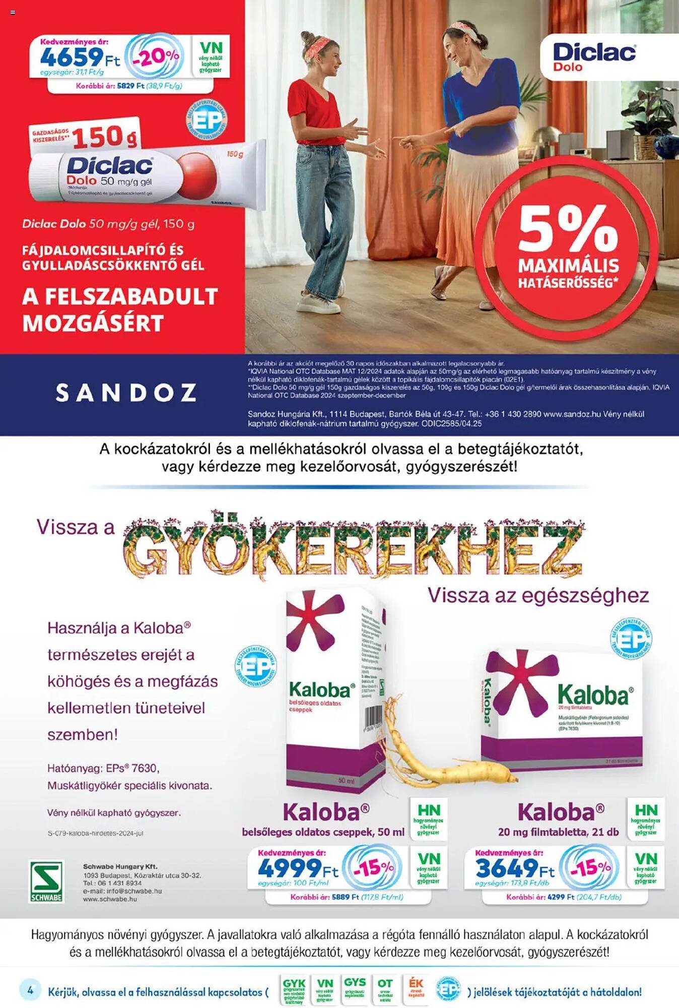 Gyöngy Patikák akciós újság (2025-09-01 - 2025-09-30)