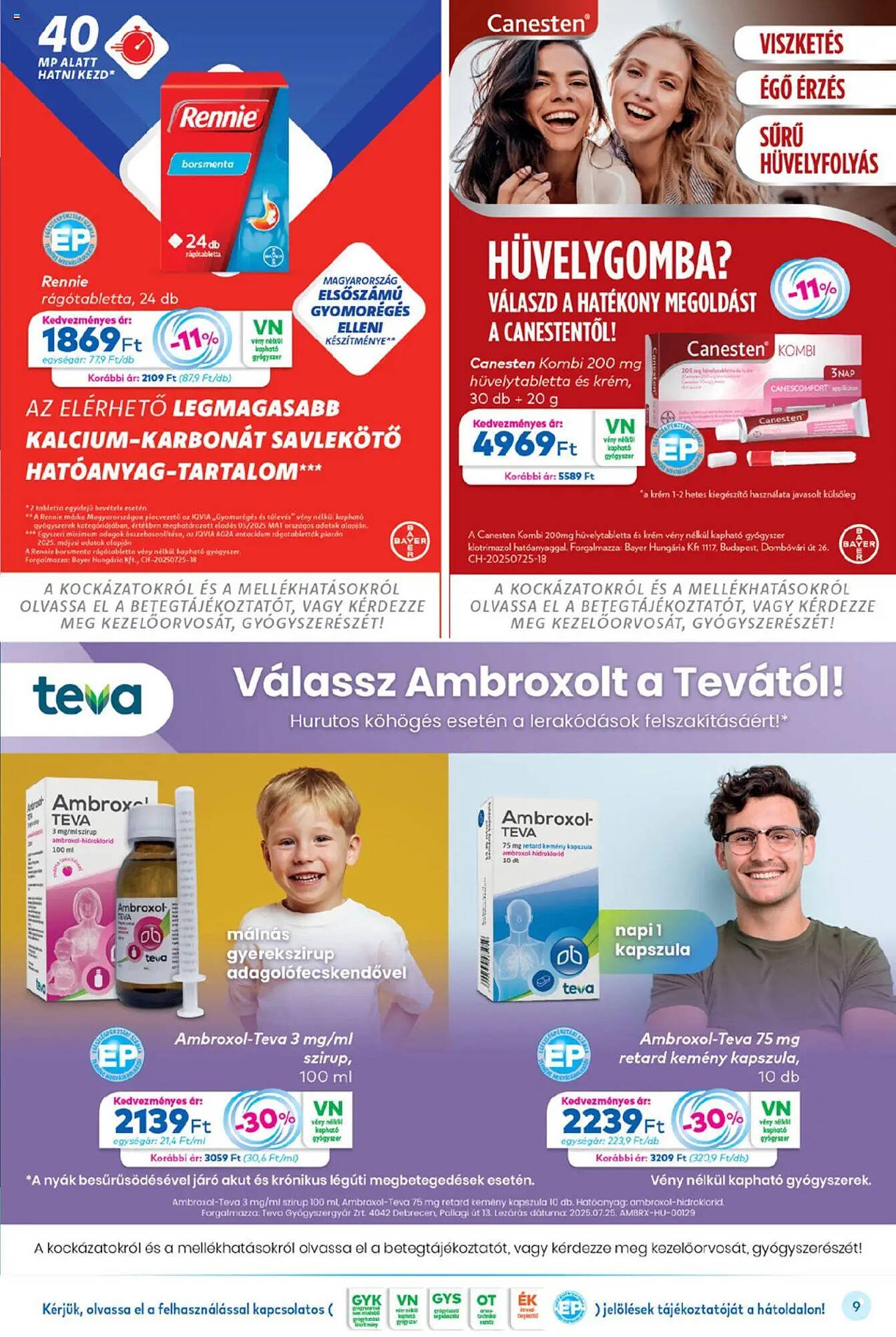 Gyöngy Patikák akciós újság (2025-09-01 - 2025-09-30)