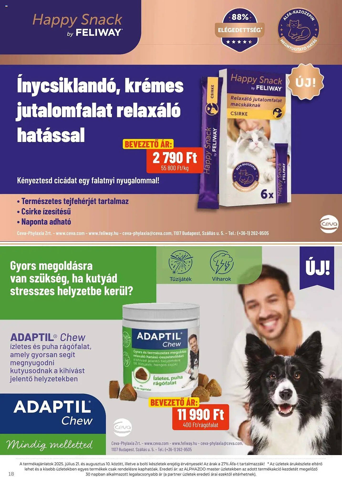 Alpha Zoo akciós újság (2025-07-21 - 2025-08-10)