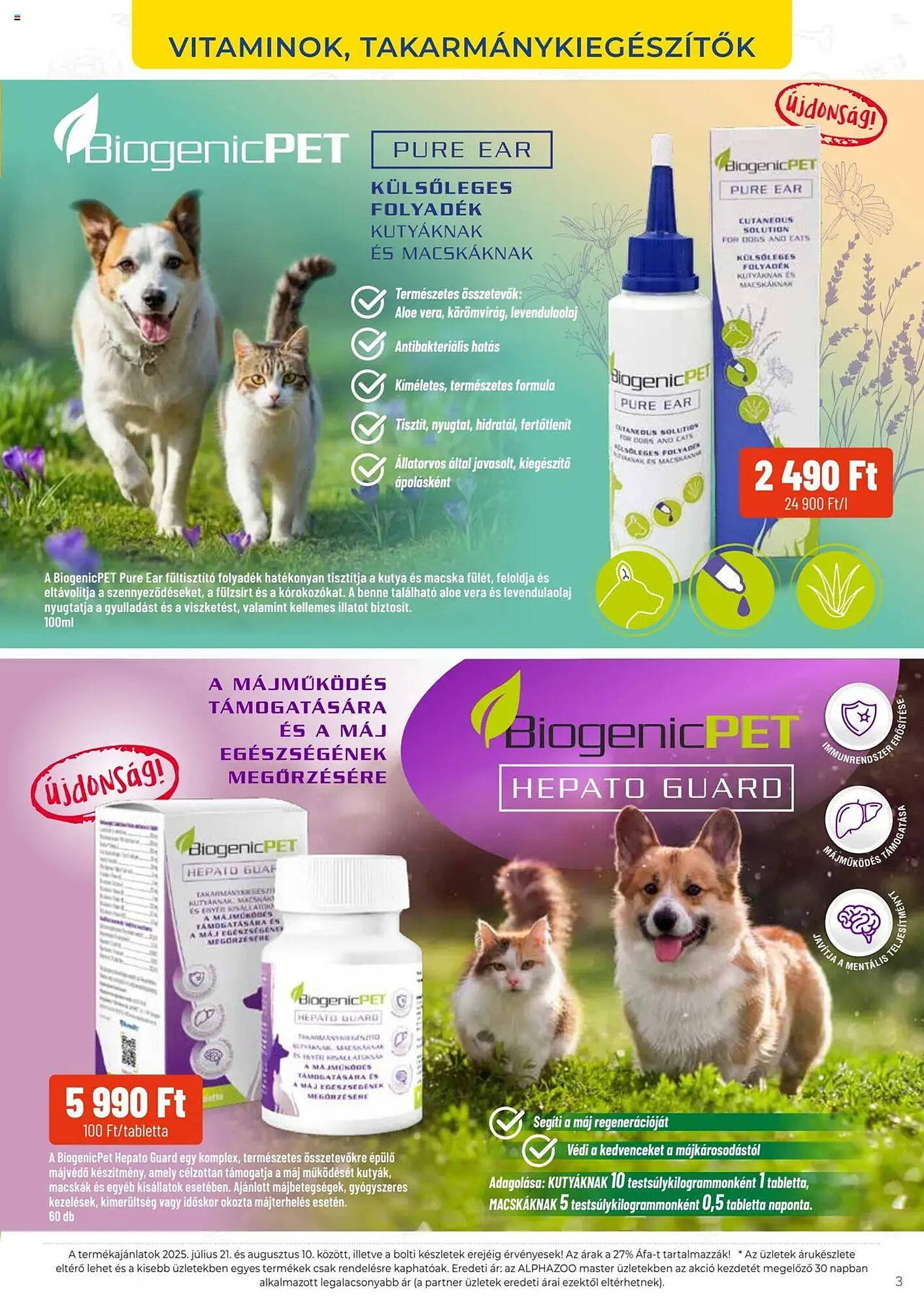 Alpha Zoo akciós újság (2025-07-21 - 2025-08-10)