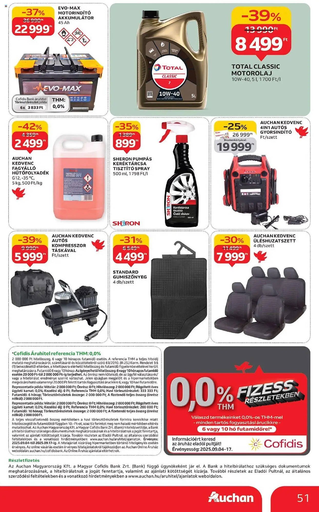 Auchan akciós újság (2025-09-04 - 2025-09-10)