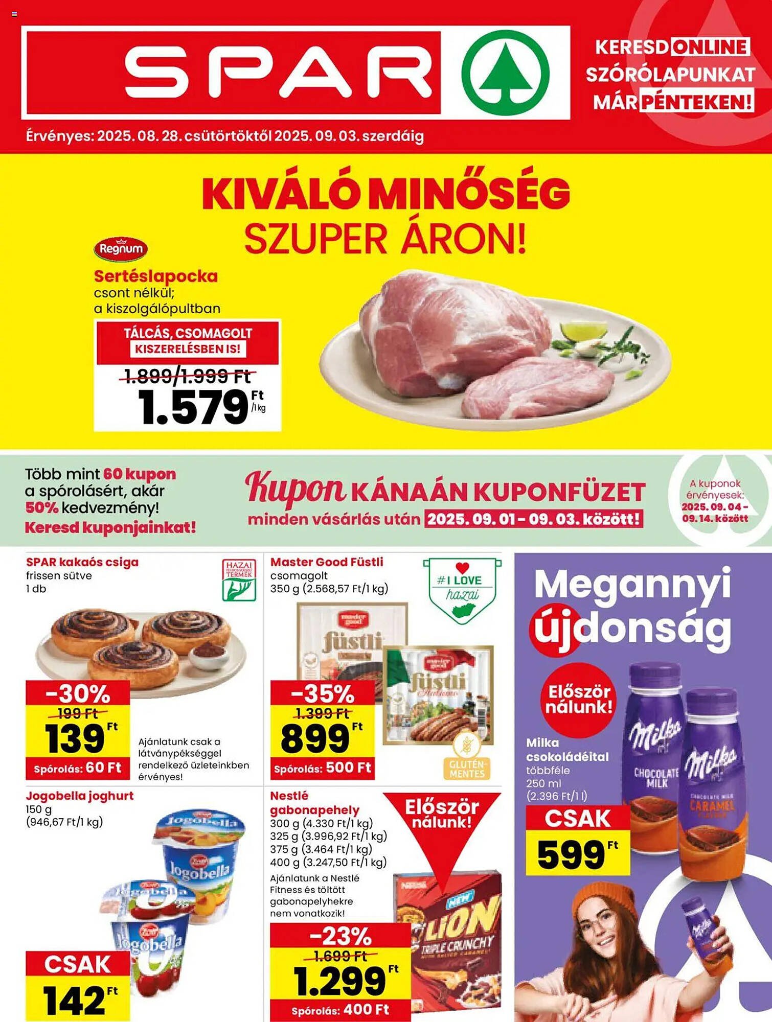 Spar akciós újság (2025-08-28 - 2025-09-03)