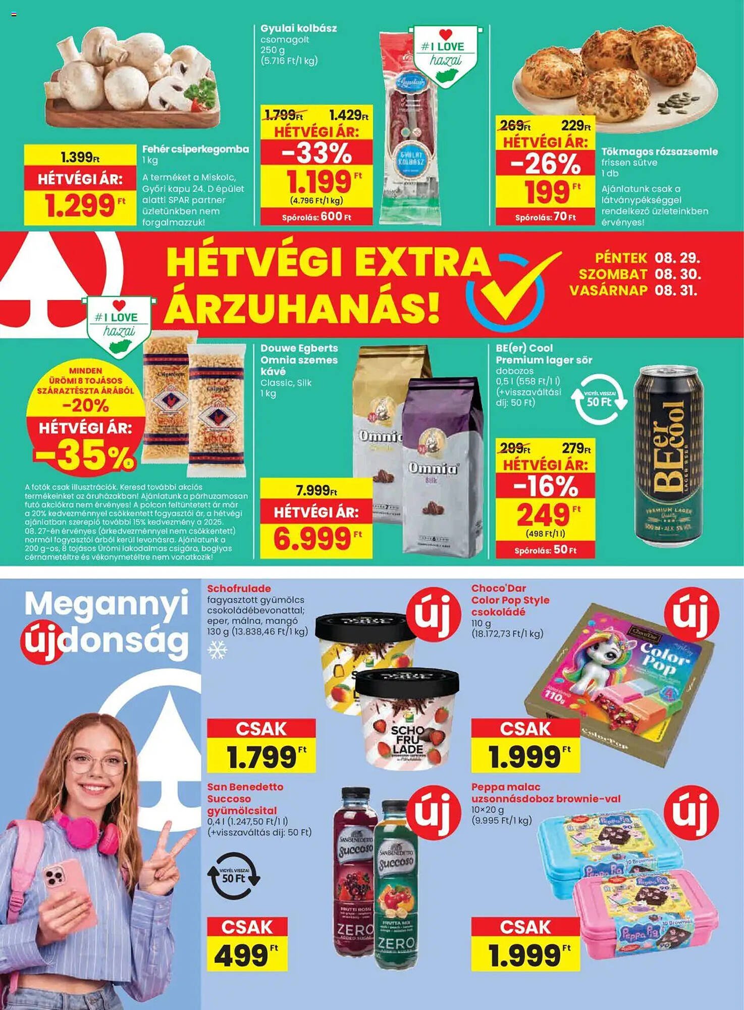 Spar akciós újság (2025-08-28 - 2025-09-03)