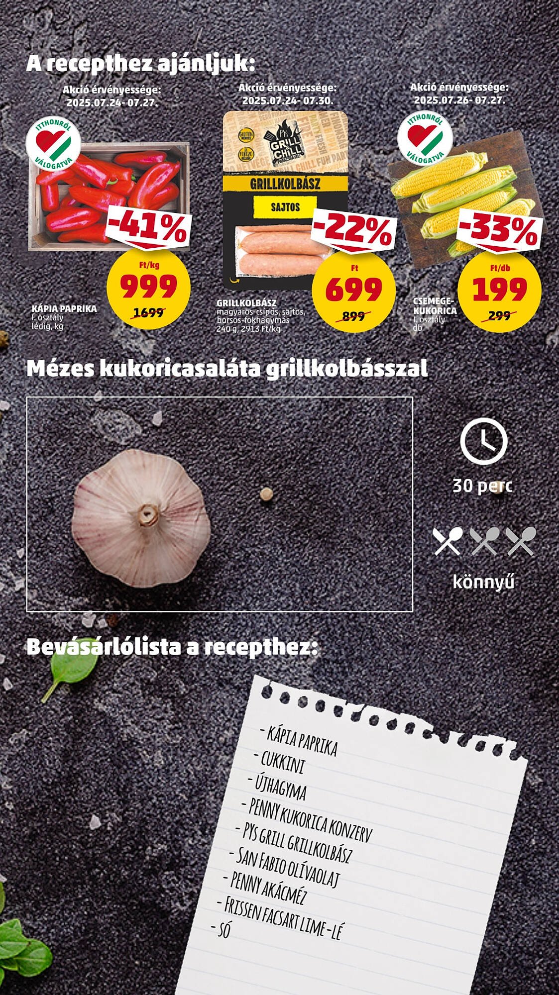 PENNY akciós újság (2025-07-24 - 2025-07-30)