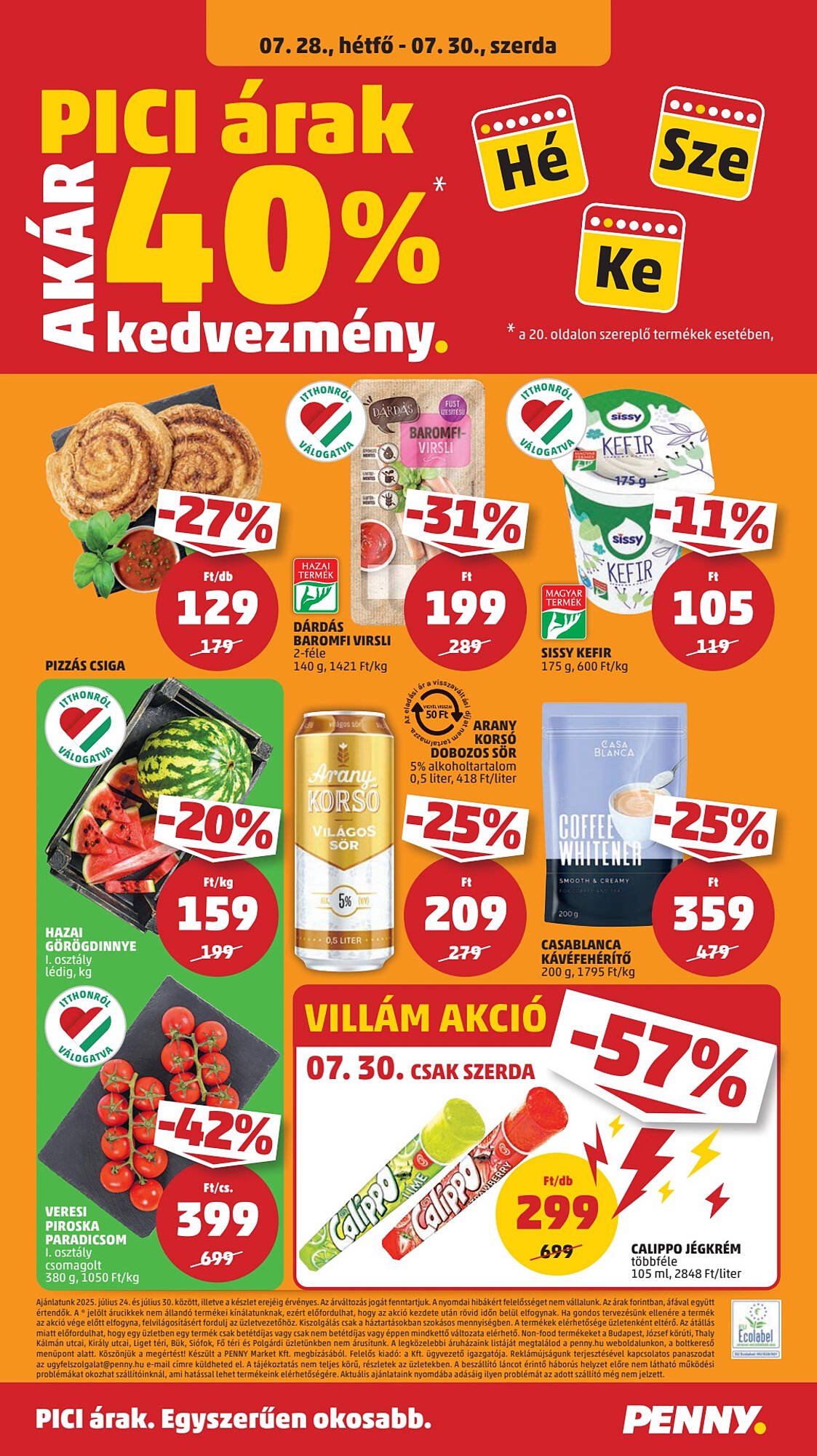 PENNY akciós újság (2025-07-24 - 2025-07-30)