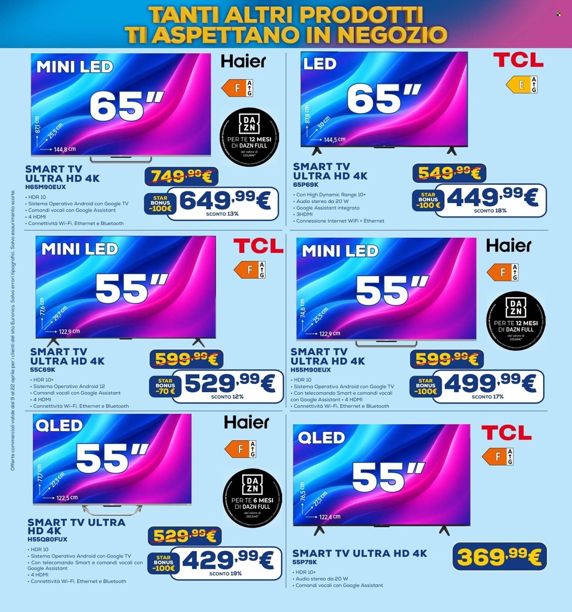 Volantino Euronics (2026-04-09 - 2026-04-22)
