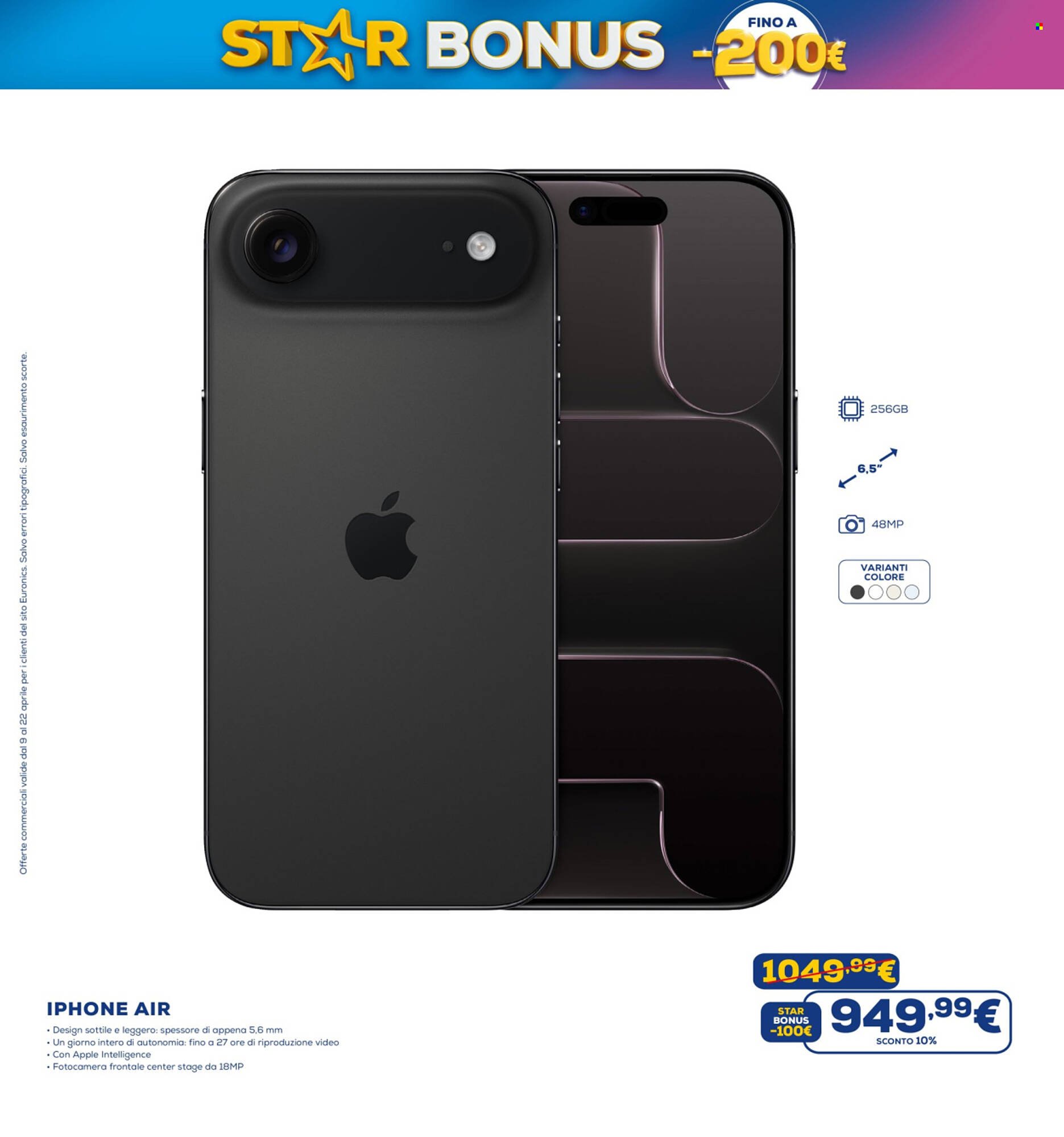 Volantino Euronics (2026-04-09 - 2026-04-22)