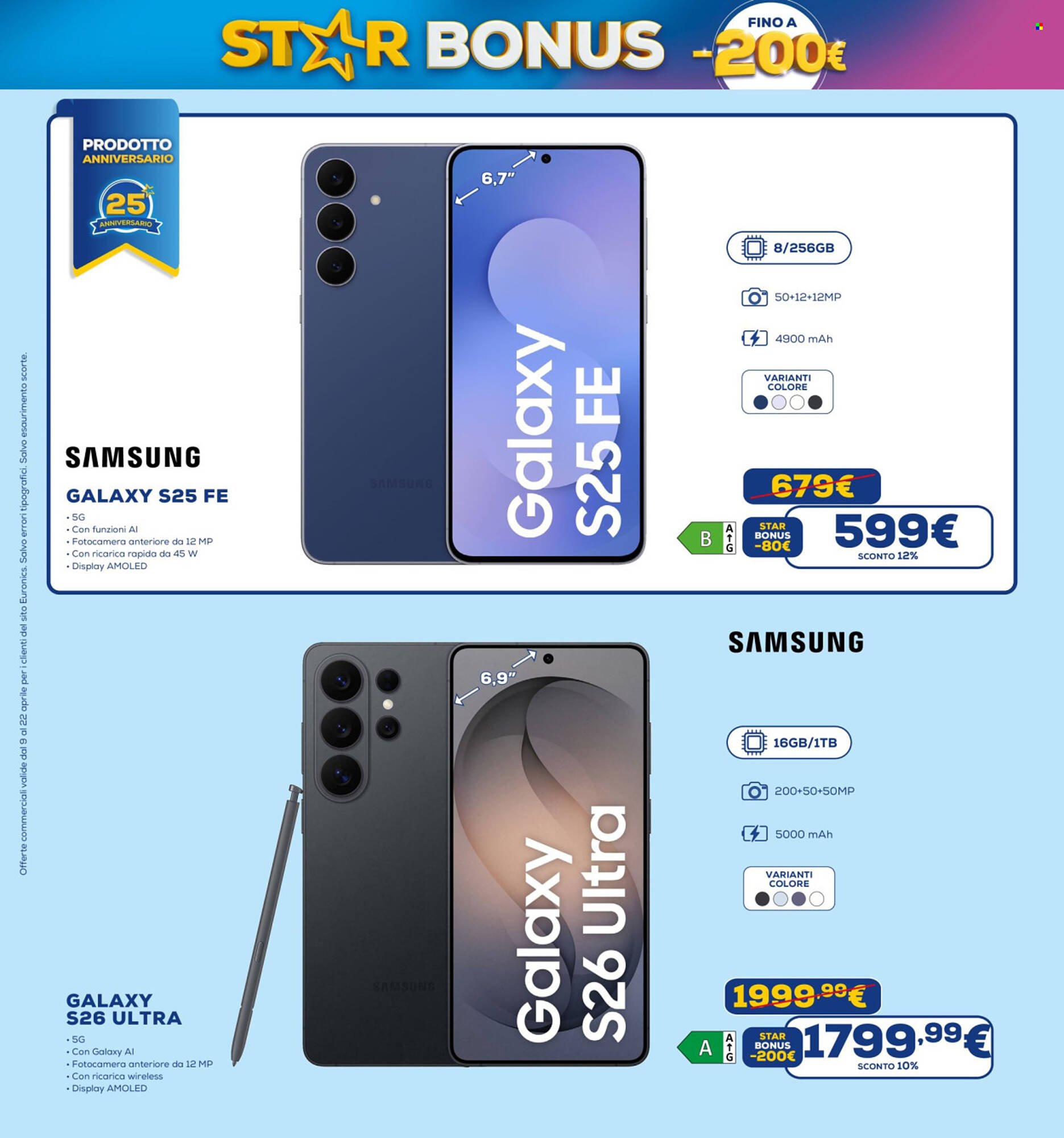 Volantino Euronics (2026-04-09 - 2026-04-22)