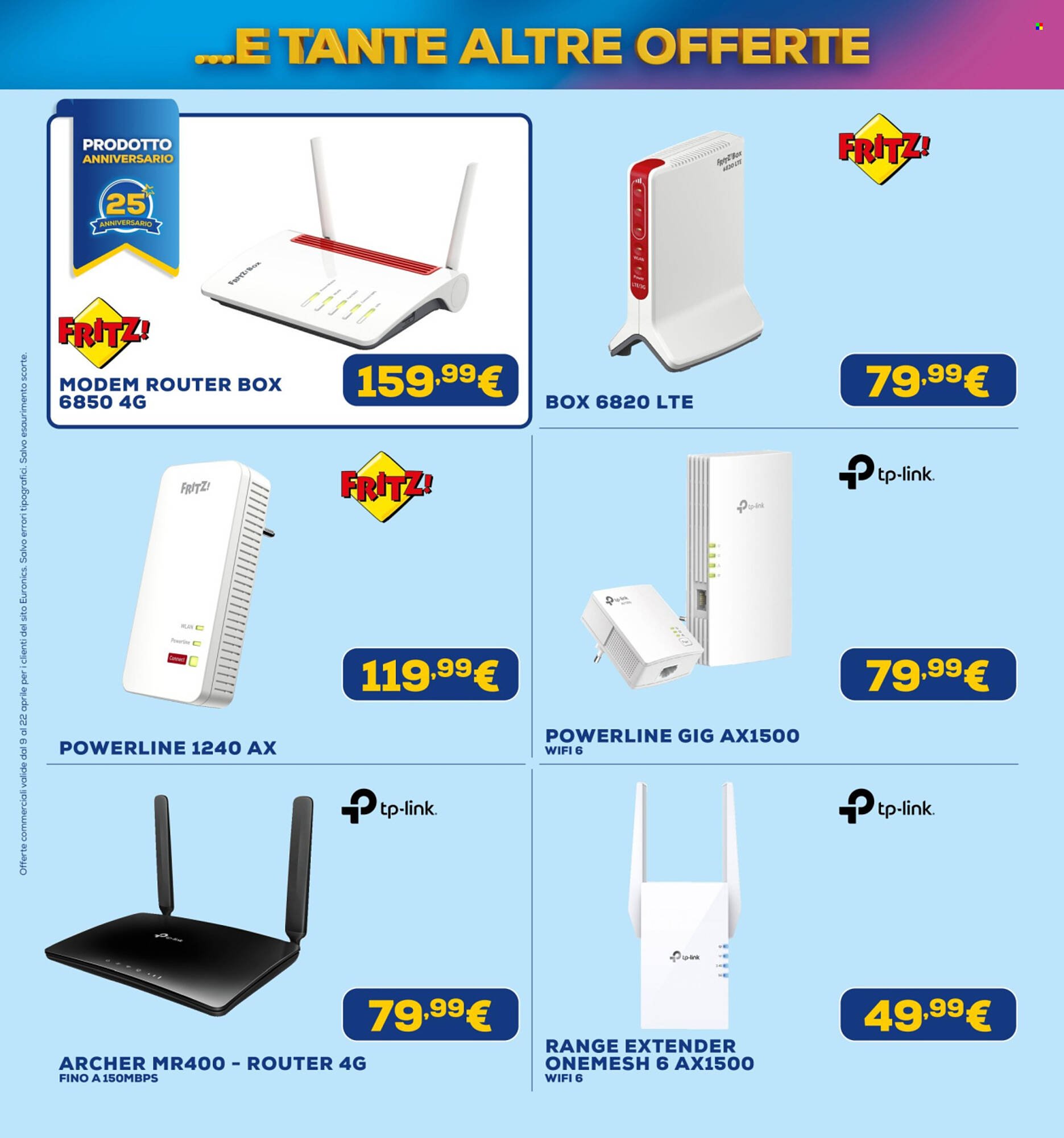 Volantino Euronics (2026-04-09 - 2026-04-22)