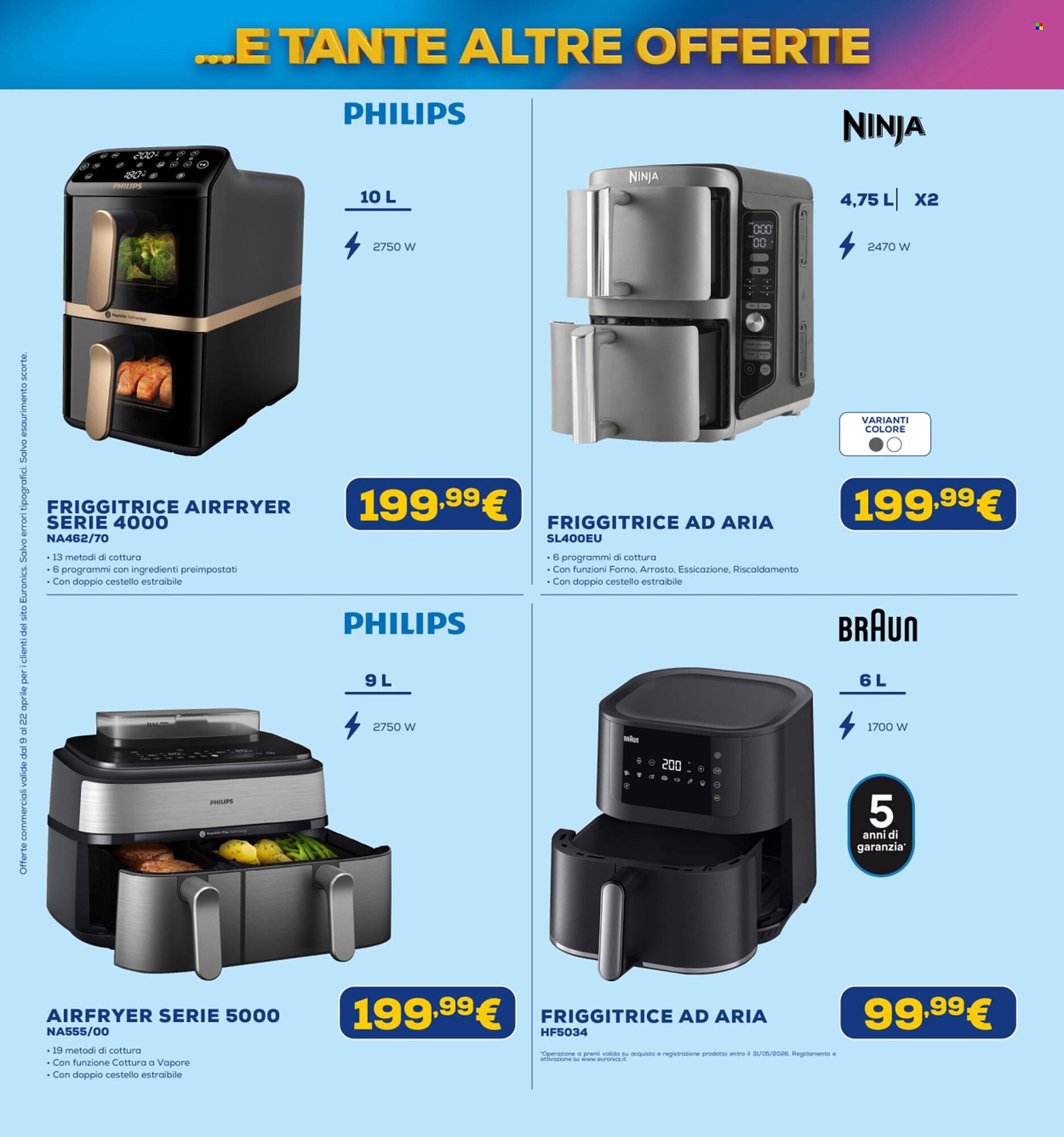 Volantino Euronics (2026-04-09 - 2026-04-22)