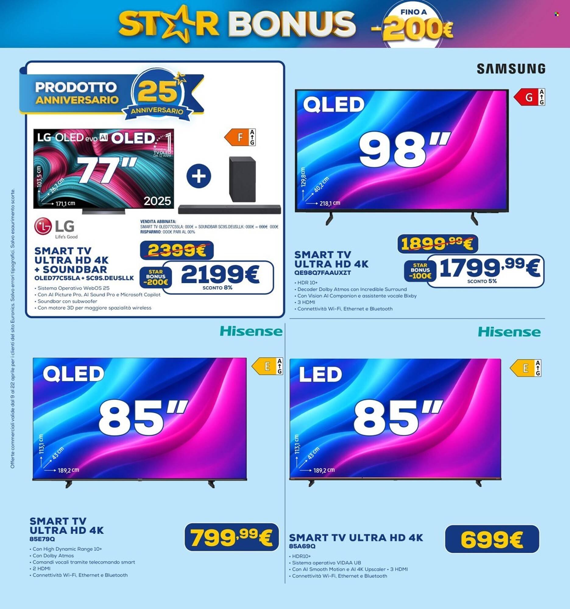 Volantino Euronics (2026-04-09 - 2026-04-22)