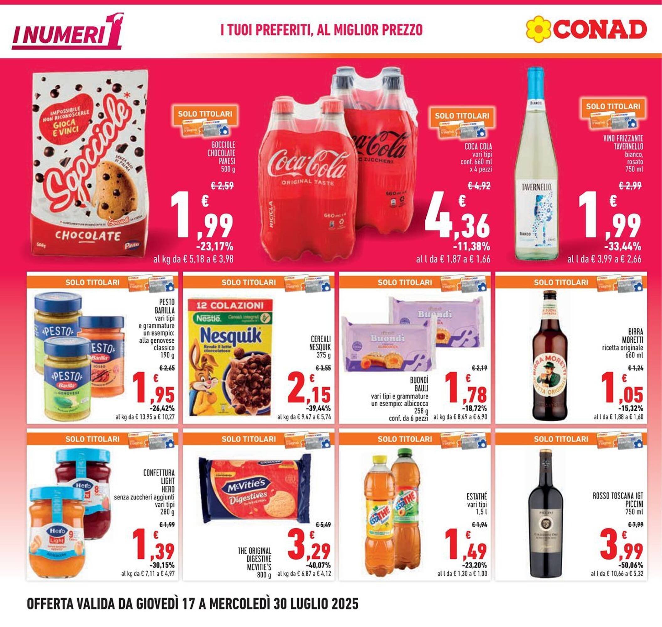 Volantino Conad (2025-07-17 - 2025-07-30)