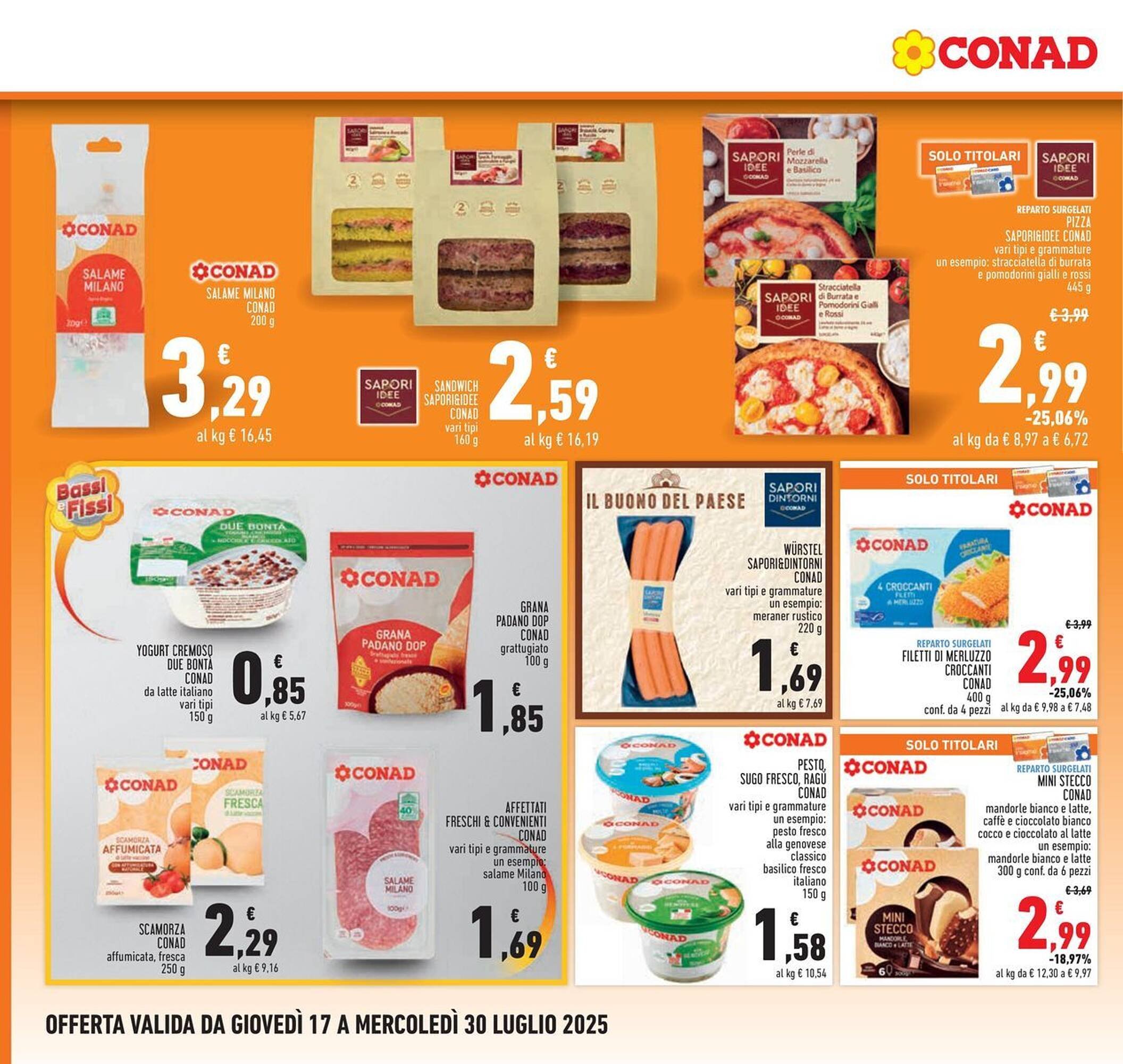 Volantino Conad (2025-07-17 - 2025-07-30)