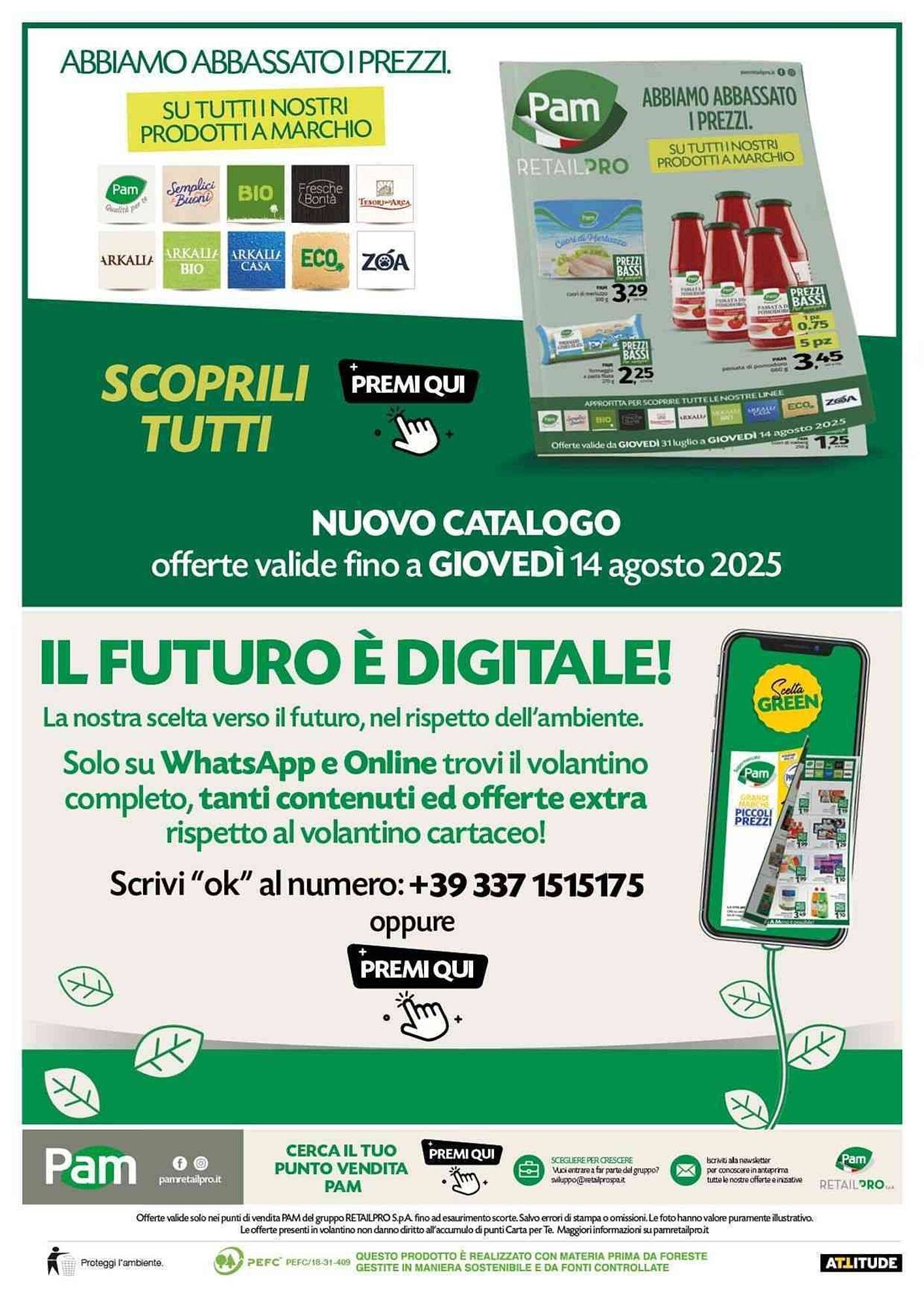 Volantino Pam (2025-08-01 - 2025-08-08)