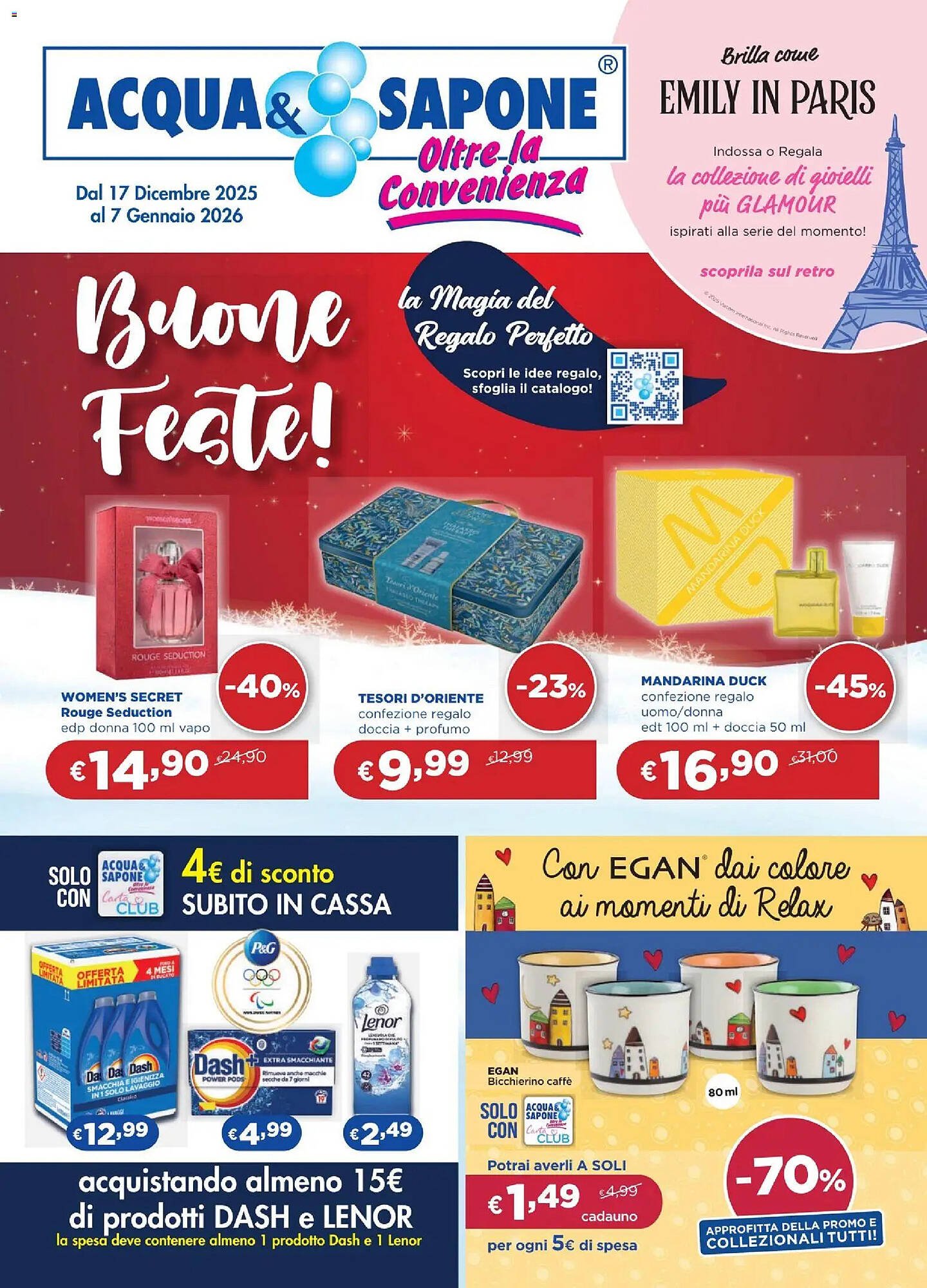 Volantino Acqua &amp; Sapone (2025-12-17 - 2026-01-07)