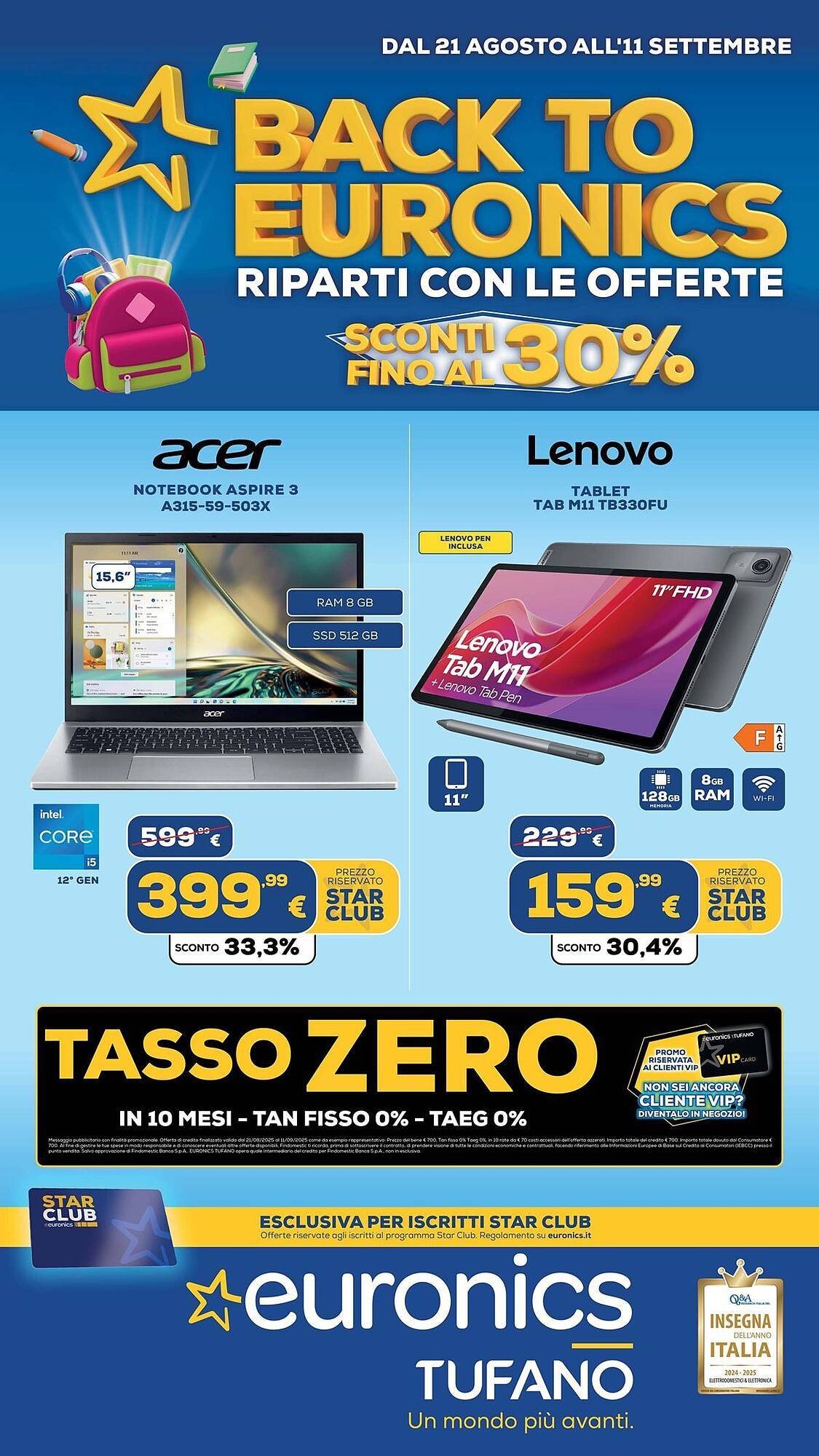 Volantino Euronics (2025-08-21 - 2025-09-11)