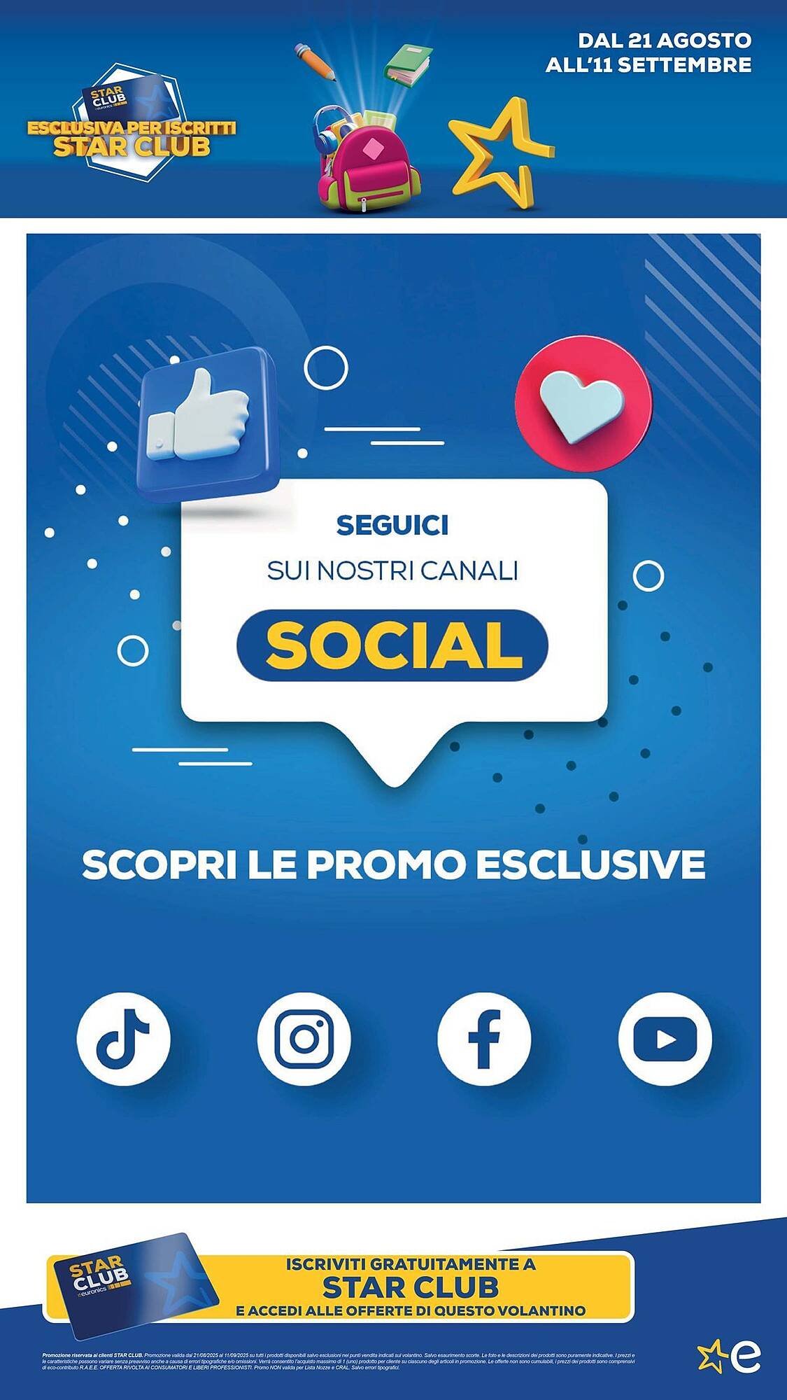 Volantino Euronics (2025-08-21 - 2025-09-11)