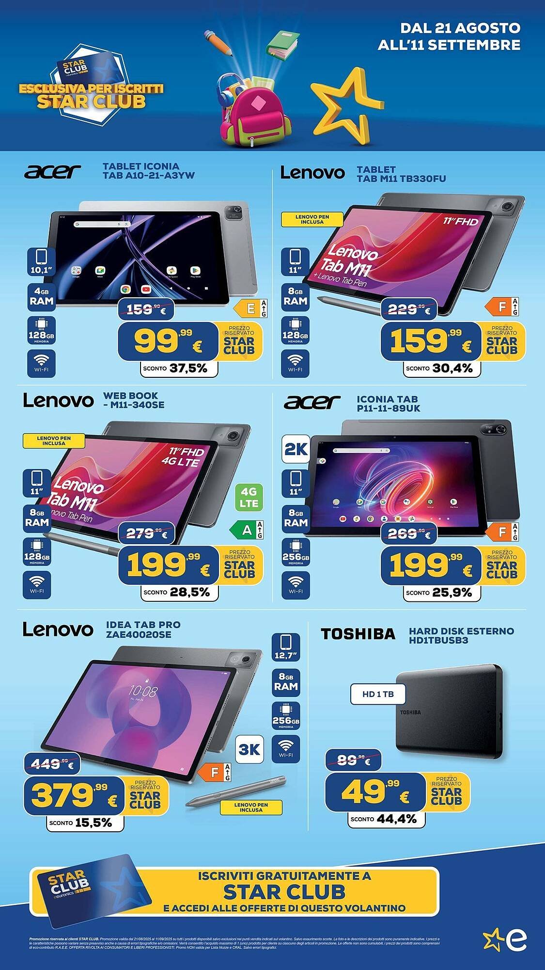 Volantino Euronics (2025-08-21 - 2025-09-11)