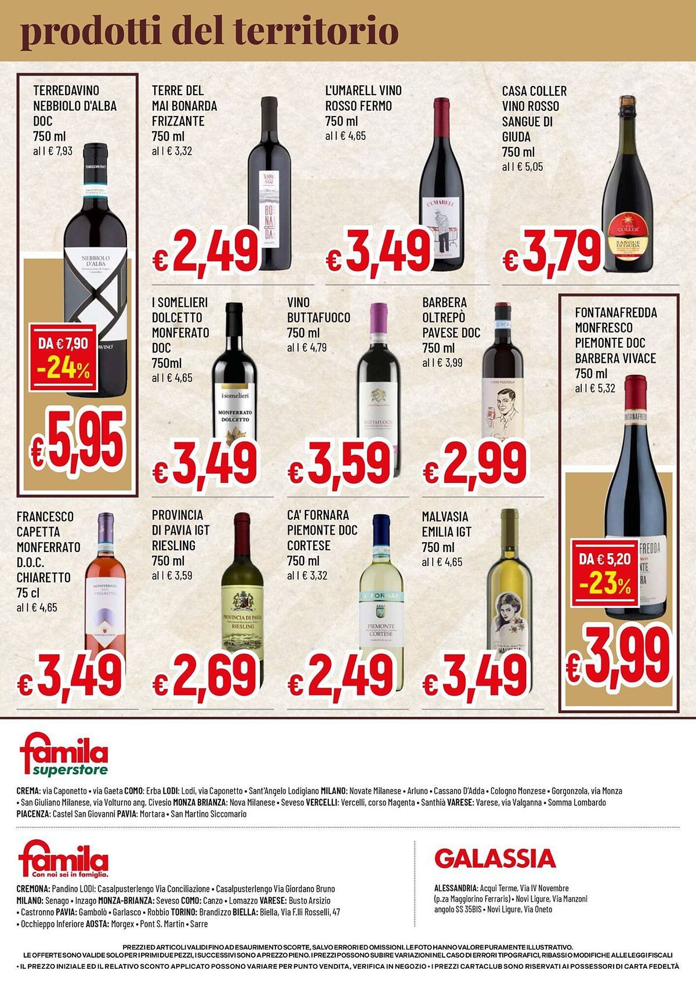 Volantino Famila (2025-10-30 - 2025-11-12)