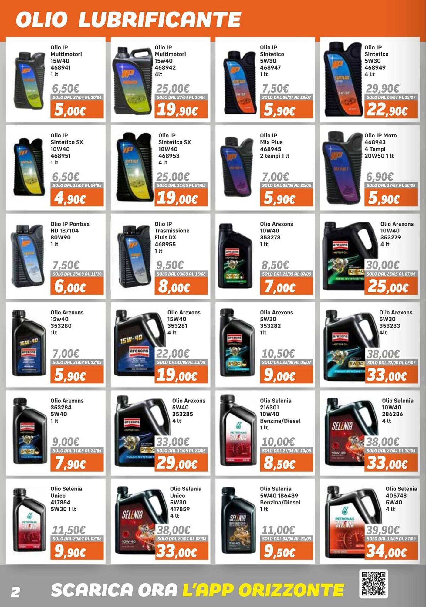 Volantino Orizzonte (2026-04-16 - 2026-10-11)