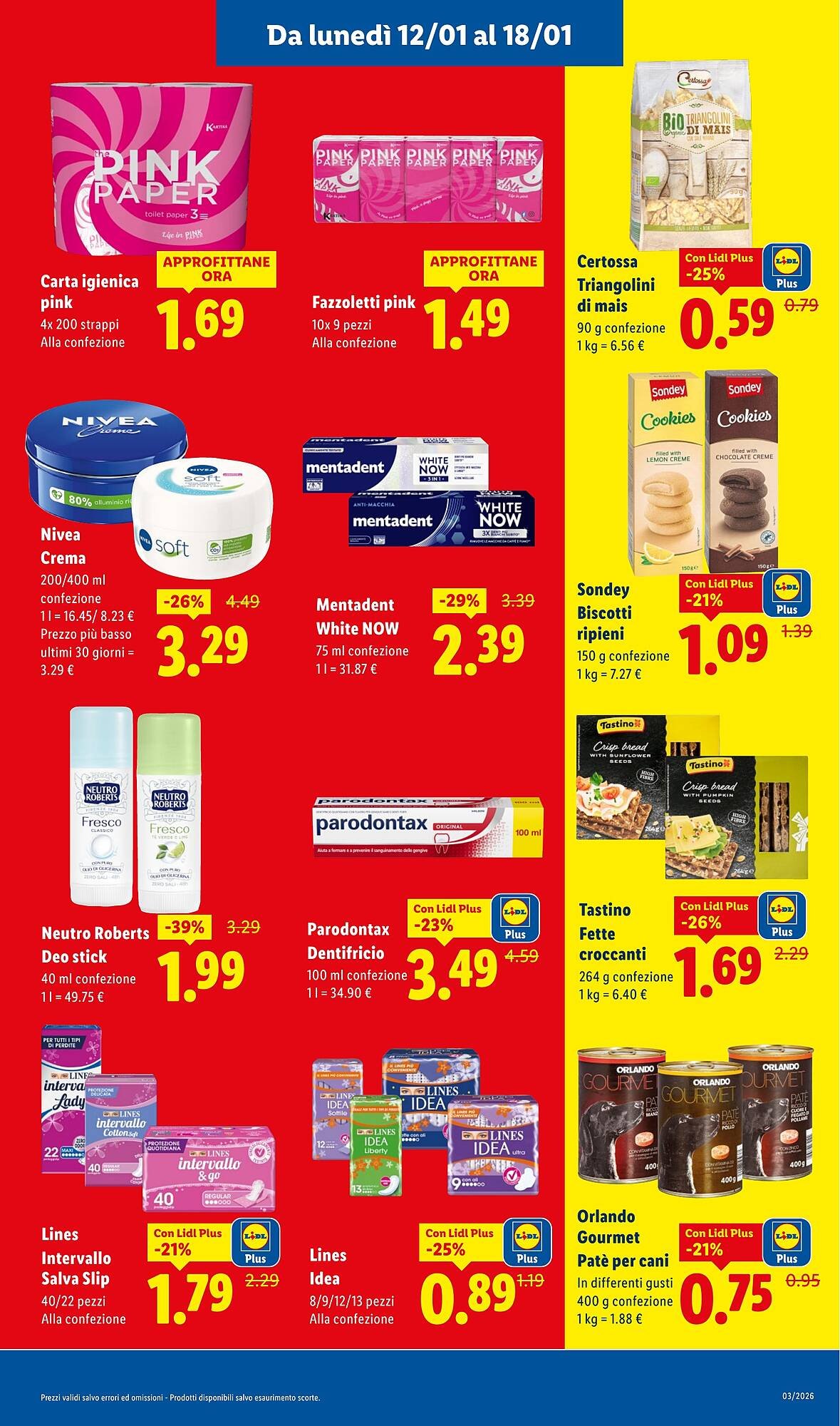 Volantino Lidl (2026-01-12 - 2026-01-18)