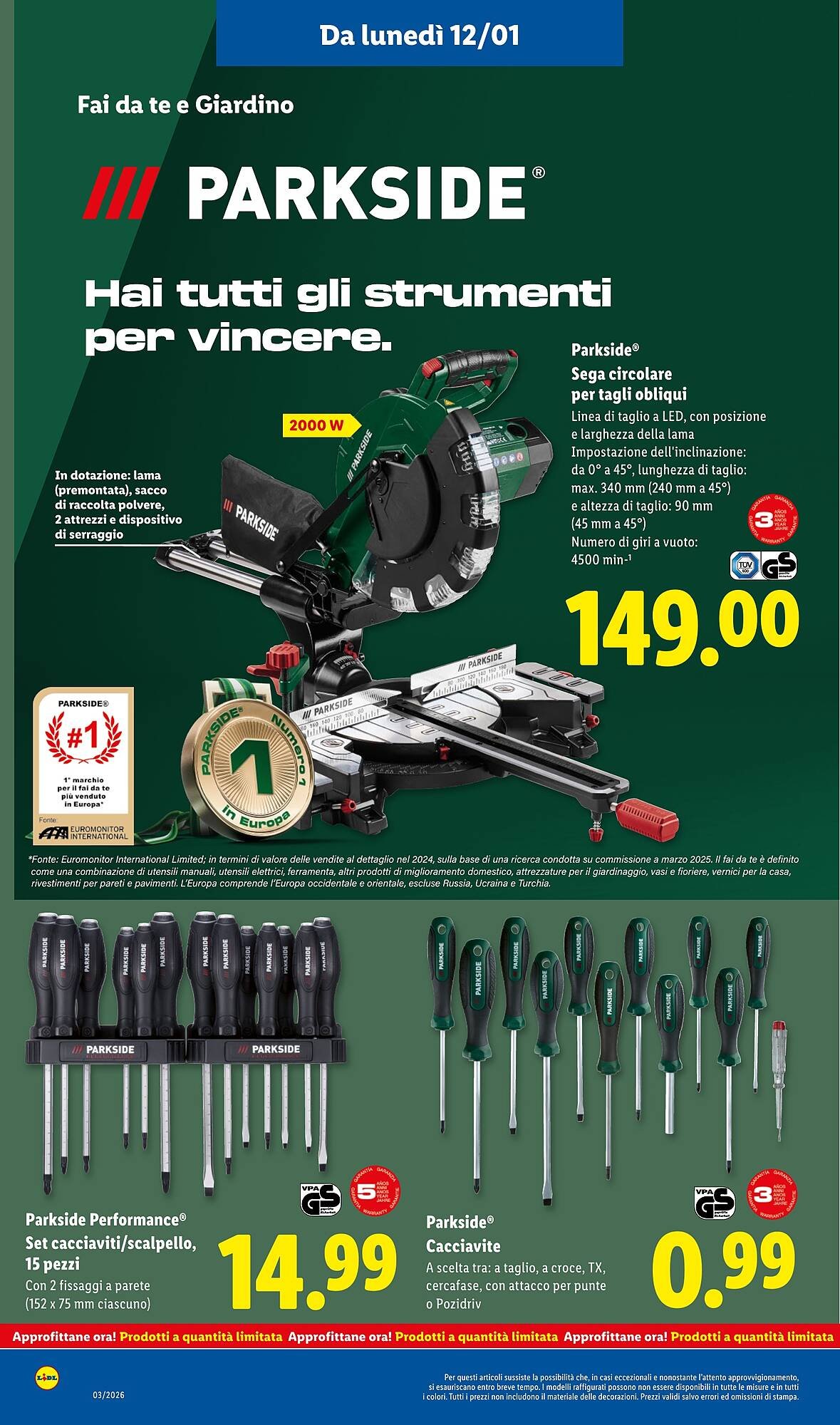 Volantino Lidl (2026-01-12 - 2026-01-18)