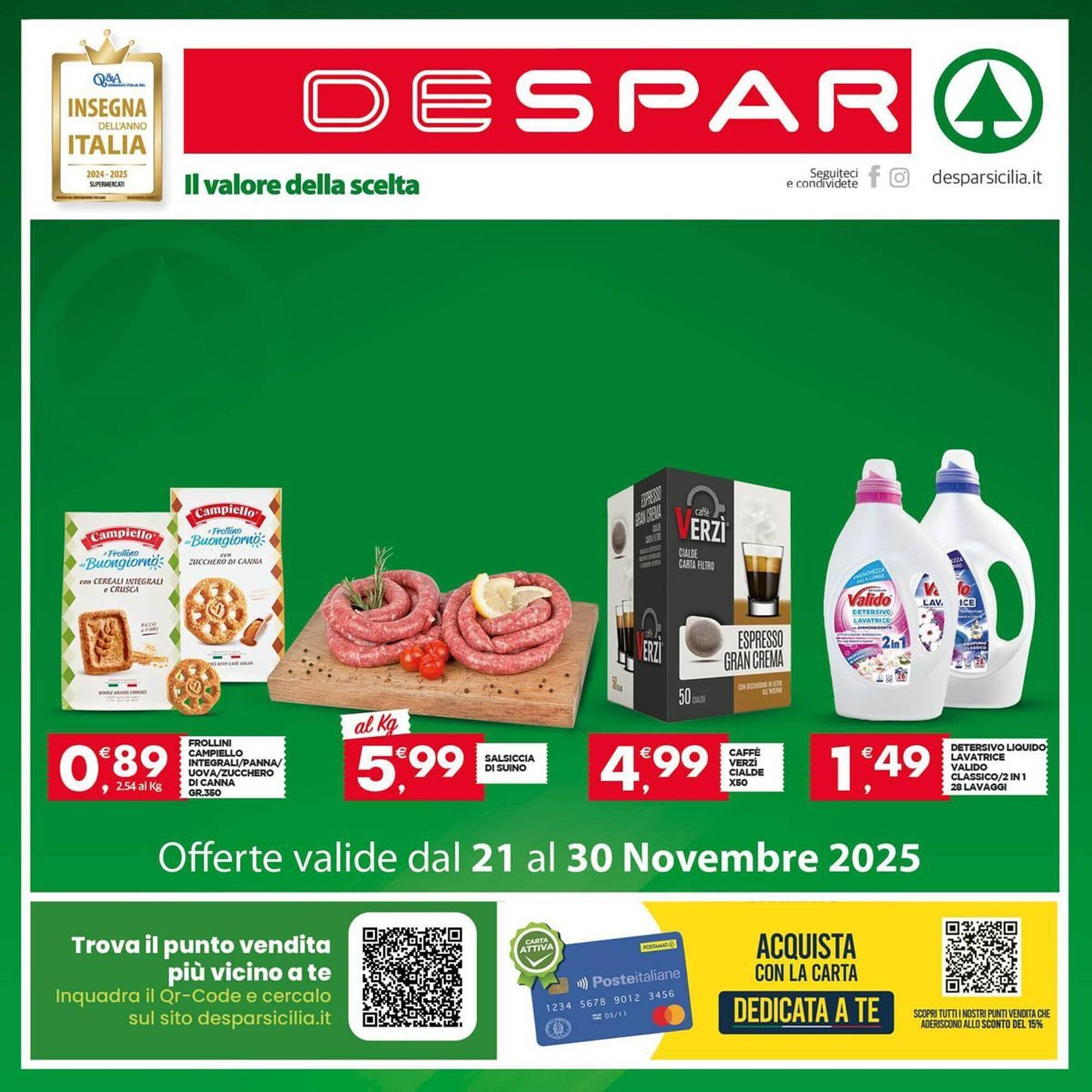Volantino Despar (2025-11-21 - 2025-11-30)