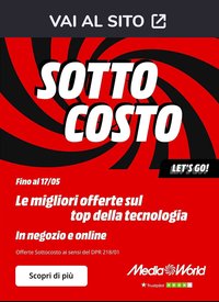 Volantino MediaWorld (2026-05-08 - 2026-05-17)