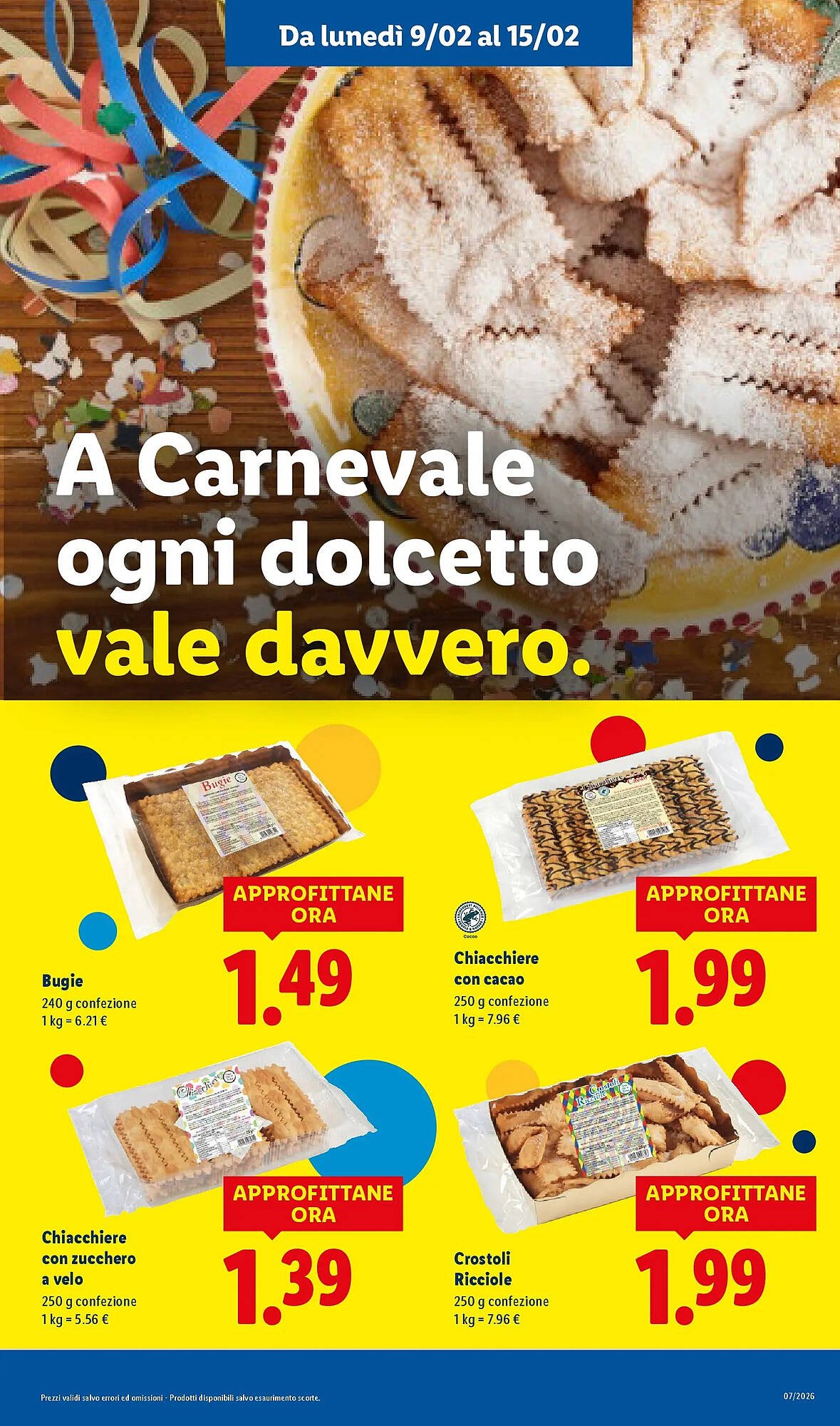 Volantino Lidl (2026-02-09 - 2026-02-15)