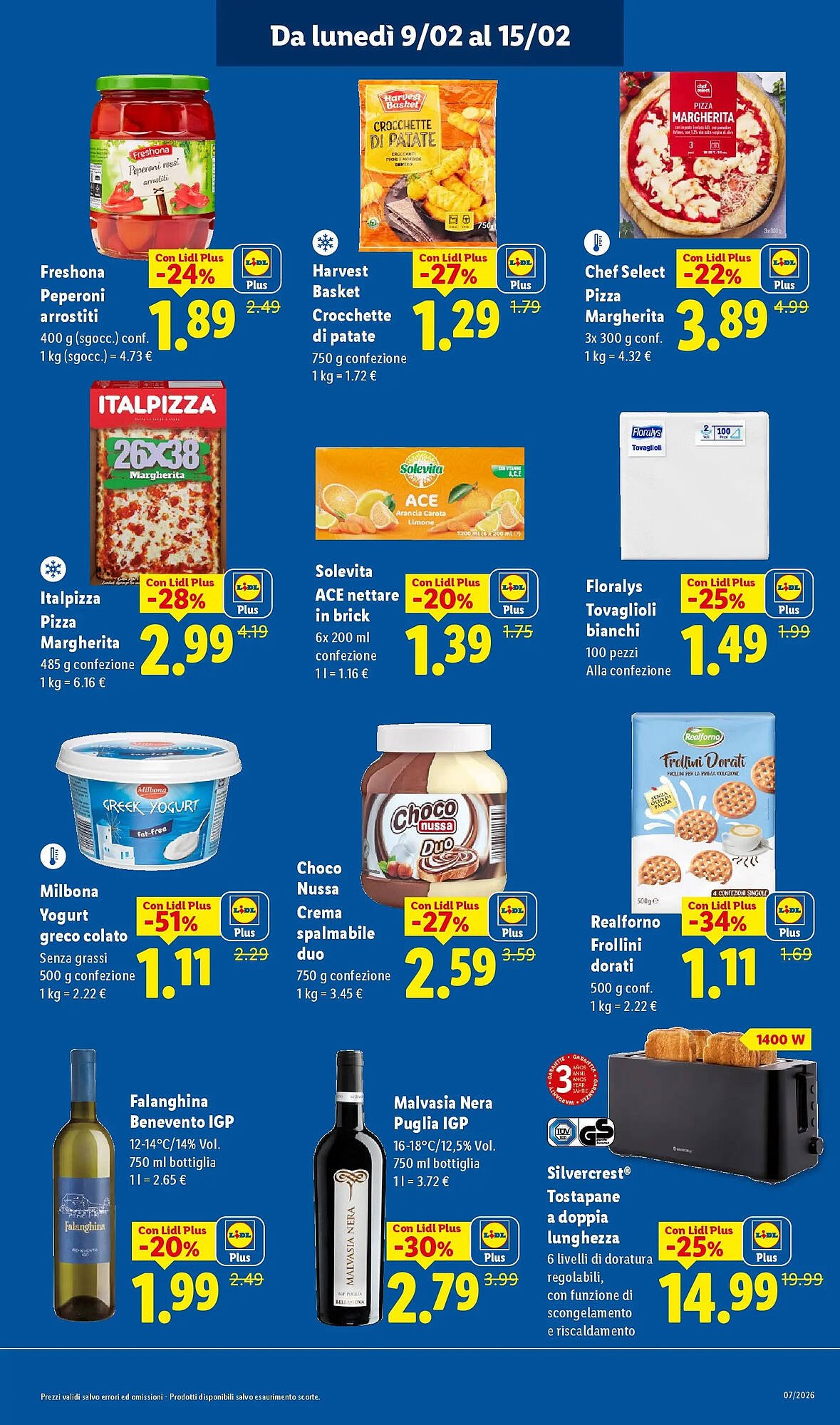 Volantino Lidl (2026-02-09 - 2026-02-15)